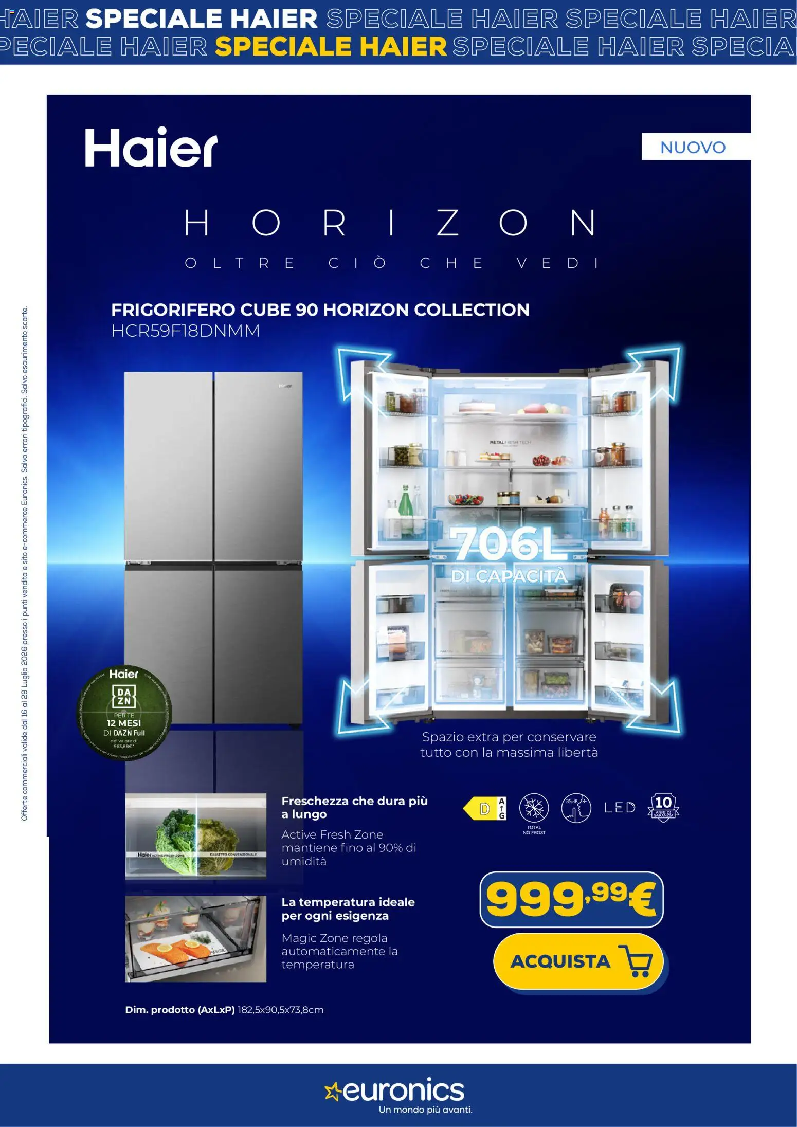 Volantino Euronics del 16/07/2026 | Pagina: 5 | Prodotti: Frigorifero