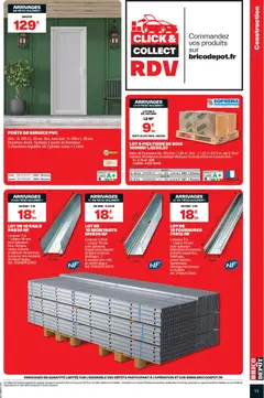 Brico Dépôt - Prévisualisation de Brico Dépôt catalogue valide à partir de 29.04.2026 | Page: 13 | Produits: Plâtre, Porte