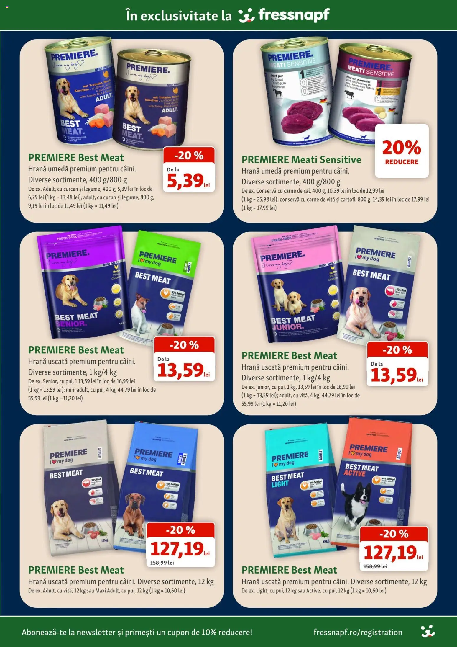 Noul catalog Fressnapf – valabil de la 03.09.2026 | Pagină: 8 | Produse: Vită, Premium, Active, Best