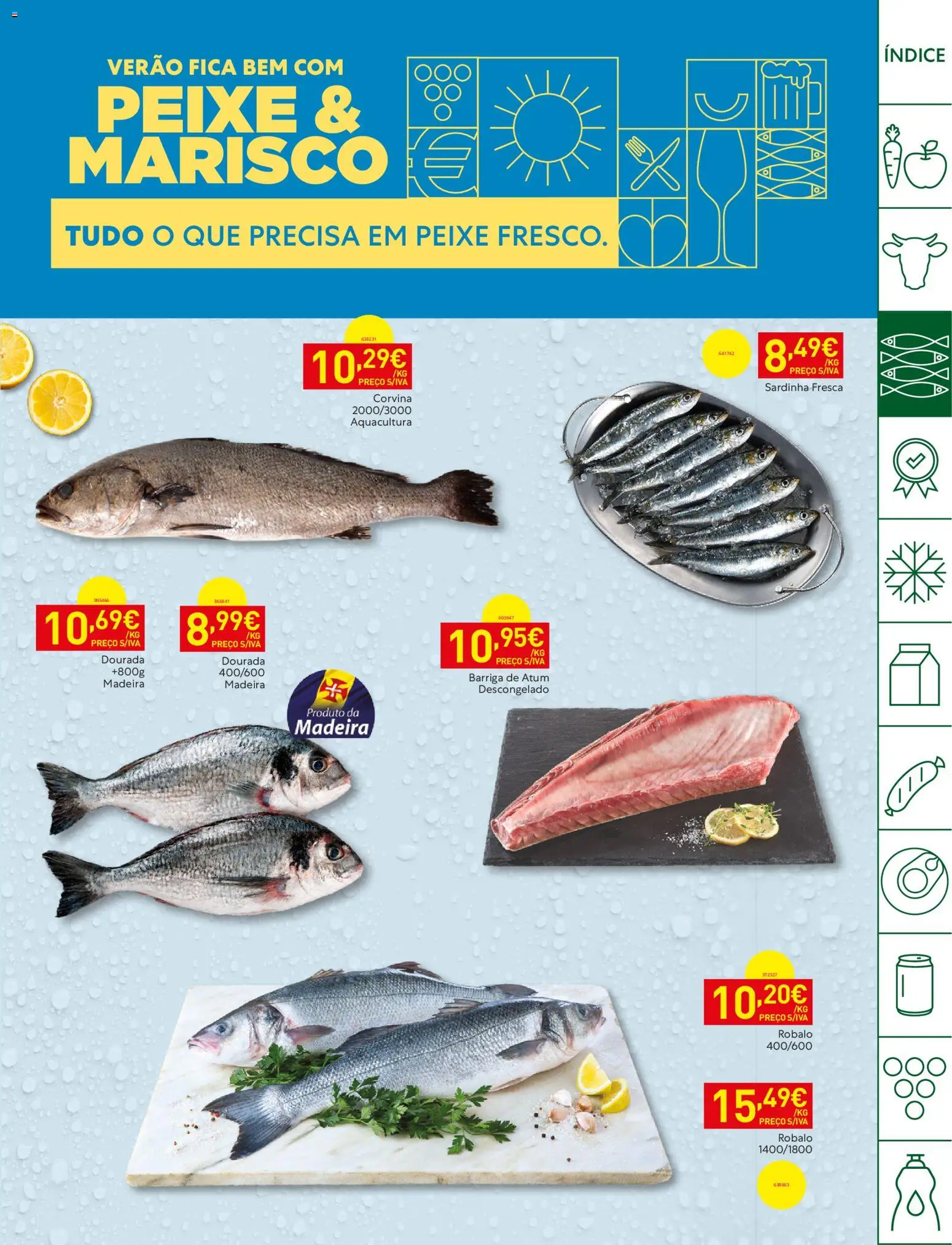 Recheio Horeca Madeira │ válido de 25/08/2026 | Página: 7 | Produtos: Dourada, Atum, Peixe