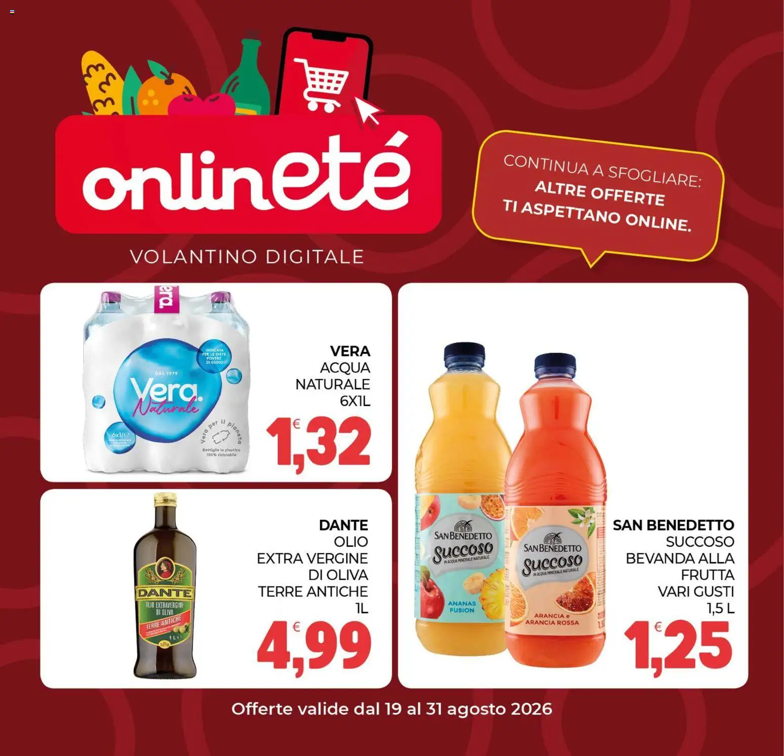 Volantino Eté del 19/08/2026 | Pagina: 25 | Prodotti: Acqua, Frutta, Ananas, Acqua minerale