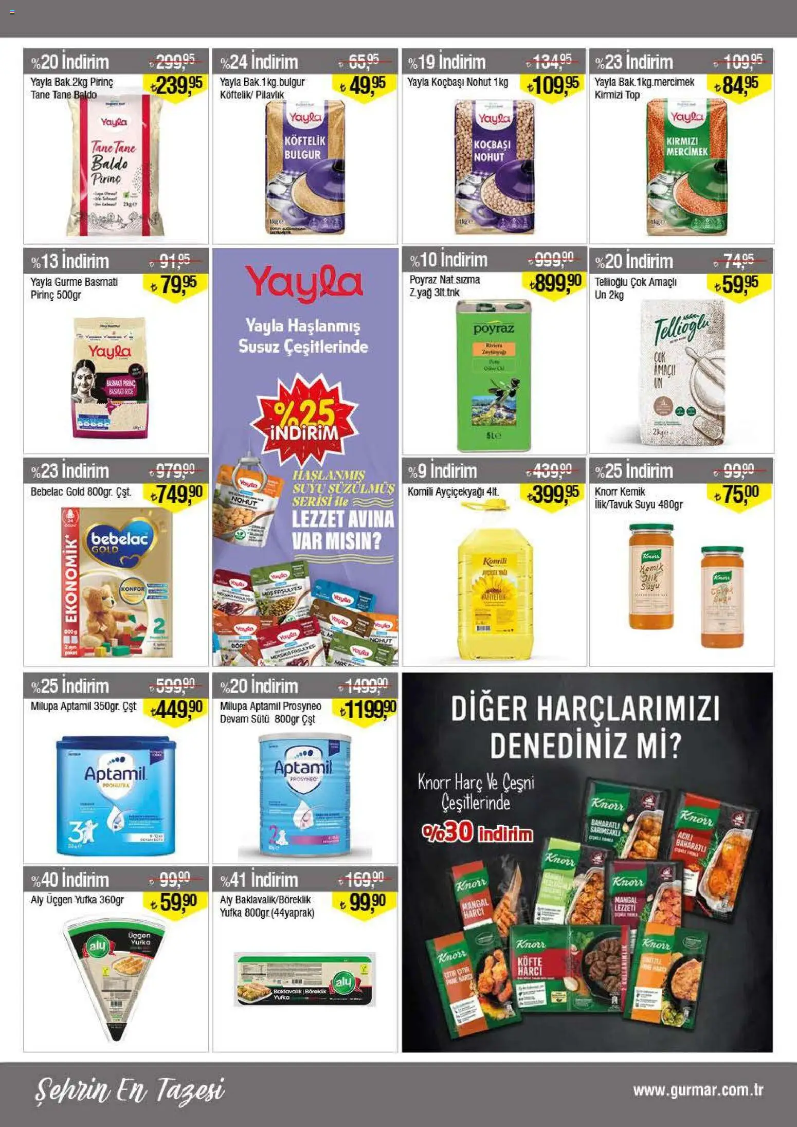 Gürmar Katalog - 16 Temmuz 2026 tarihinden itibaren geçerlidir | Sayfa: 7