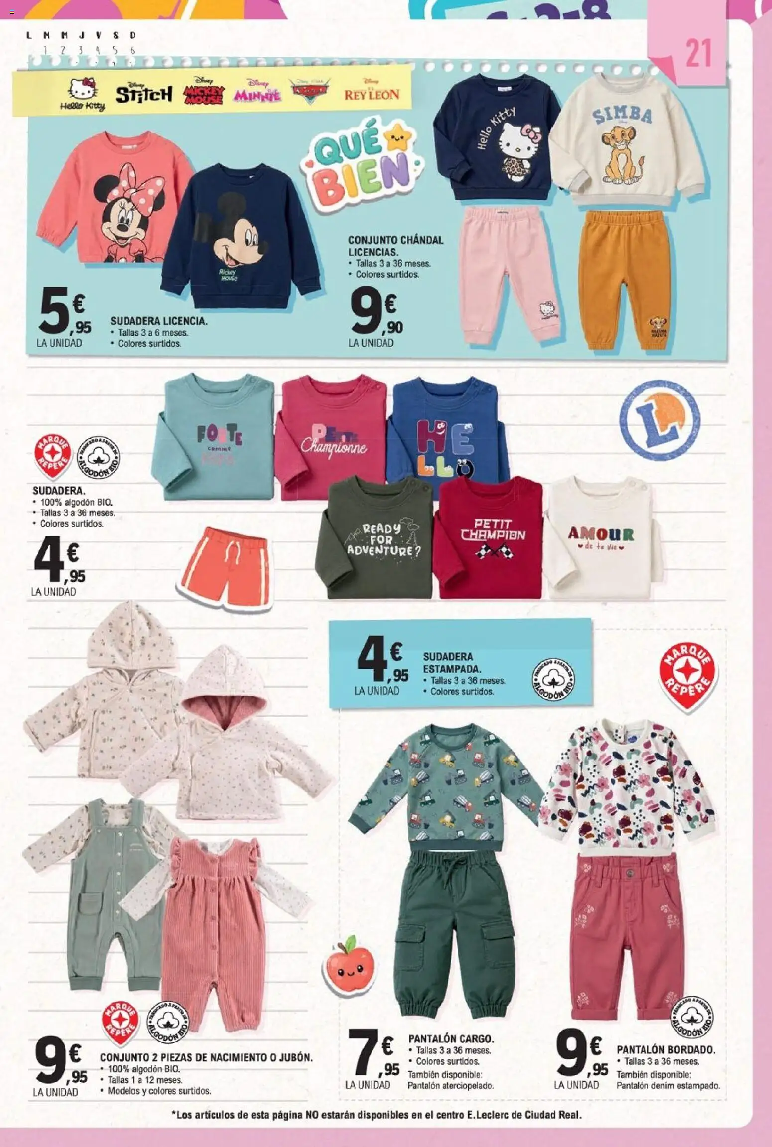 E.Leclerc Miranda de Ebro │ válido desde el 10/08/2026 | Página: 21 | Productos: Sudadera, Algodón