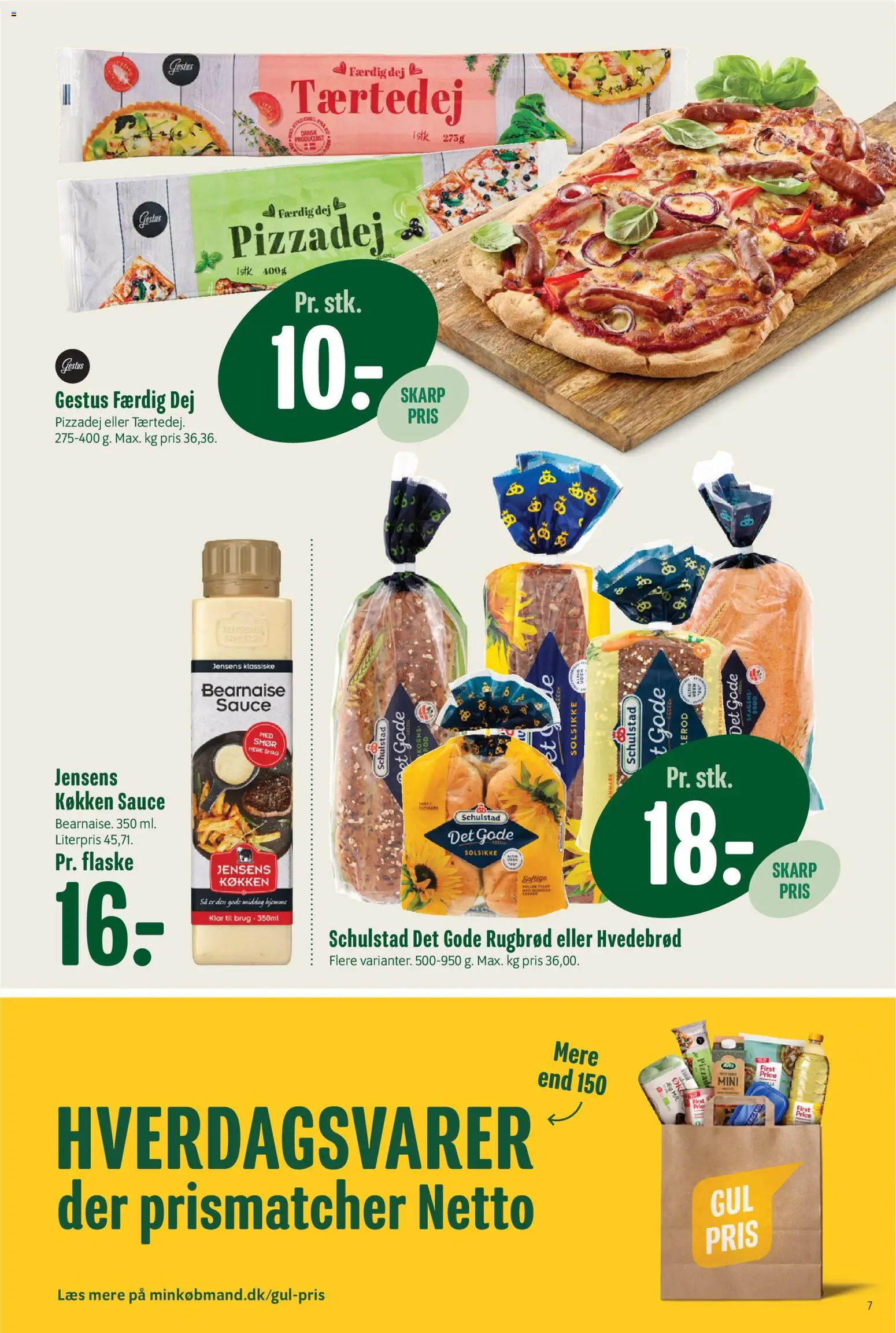 Min Købmand tilbudsavis – gyldig fra 05.06.2026 | Side: 8 | Produkter: Smør, Brød, Pizzadej, Rugbrød