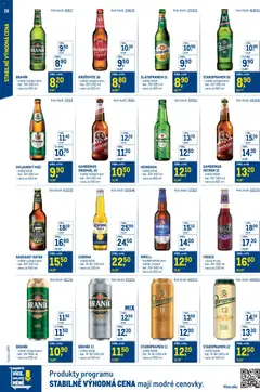 Náhled letáku Makro leták - Stabilně výhodná cena od 18.05.2026 | Strana: 28 | Produkty: Heineken, Staropramen 12, Radegast Ratar, Braník