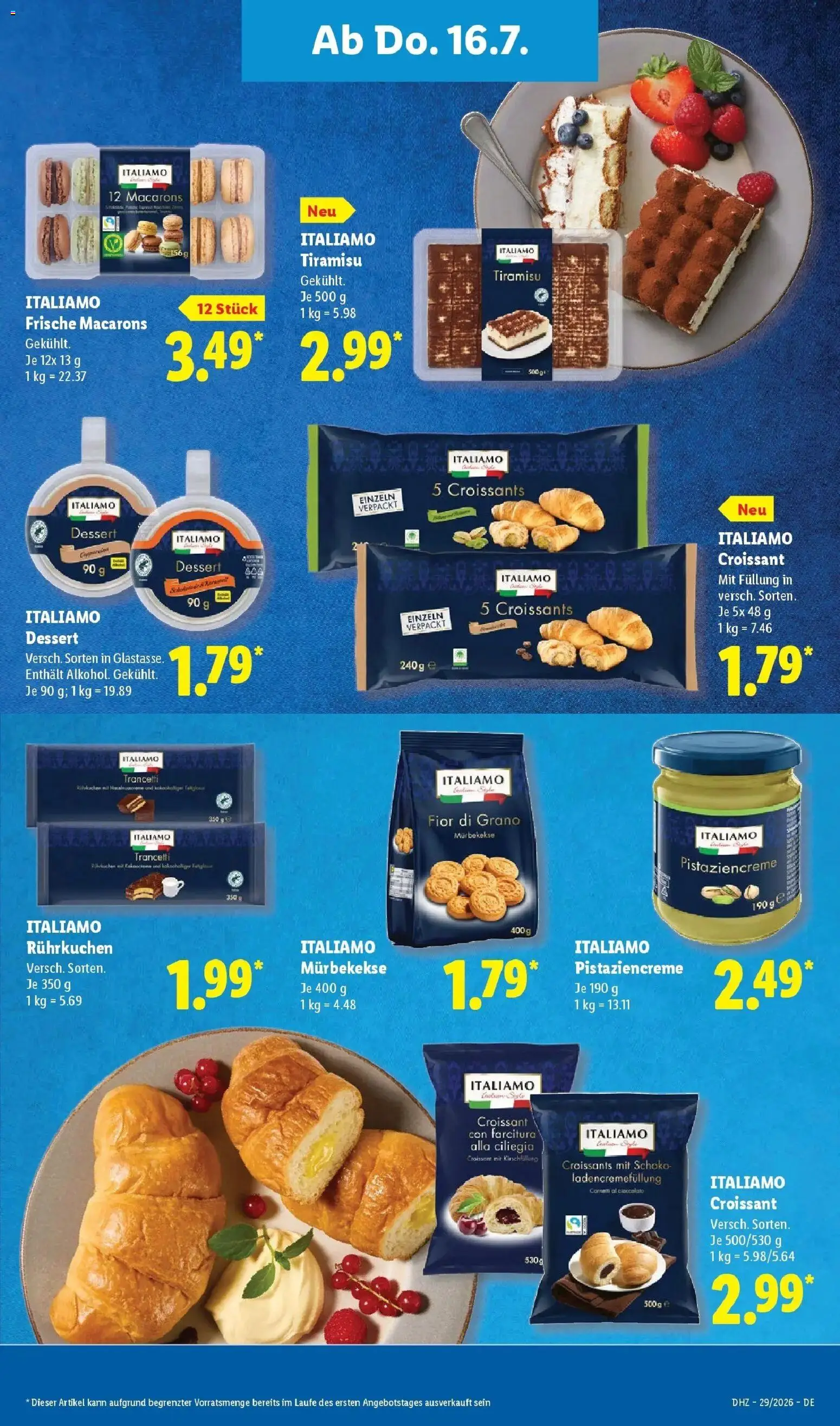 Lidl Prospekt Zülpich – gültig ab 13.07.2026 | Seite: 61 | Produkte: Croissant