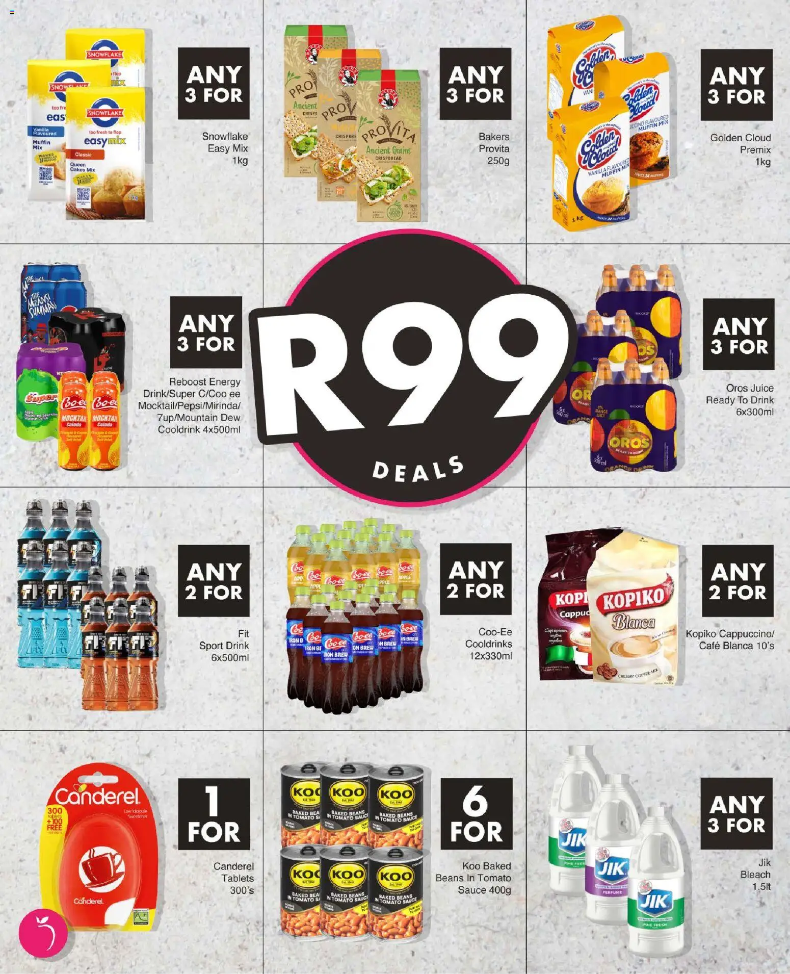 New Save catalogue – valid from 11.06.2026 | Page: 16 | Products: Beans, Bleach, Juice, Tomato sauce