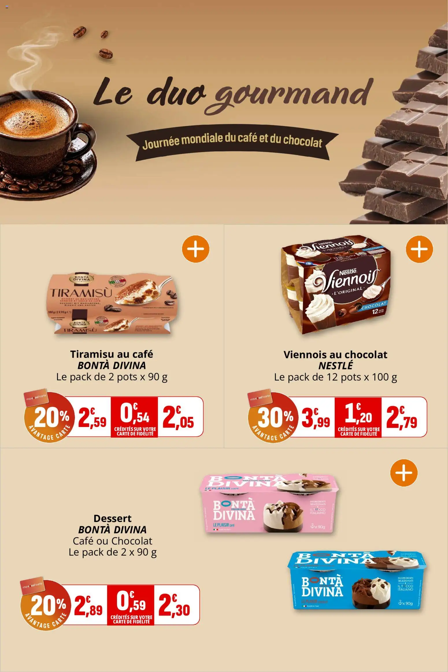 {H1} | Page: 19 | Produits: Tiramisu, Dessert, Café, Chocolat