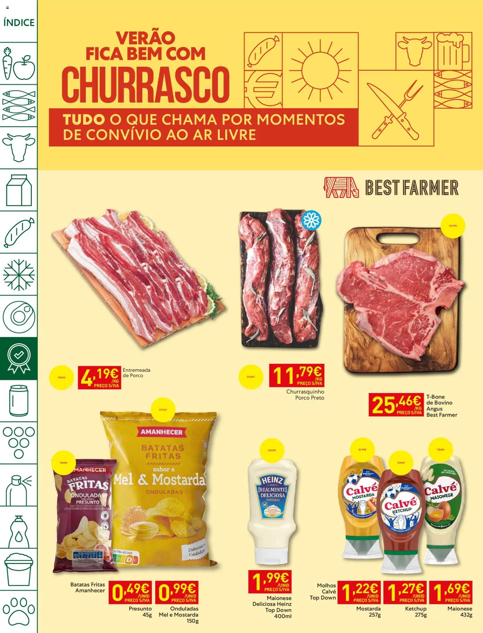 Recheio folheto Madeira │ válido de 14/07/2026 | Página: 20 | Produtos: Presunto, Maionese, Mel, Batatas fritas