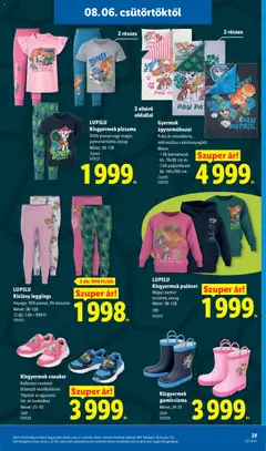 Lidl akciós újság - amely érvényes a következő dátumtól: 2026.08.06. | Oldal: 29