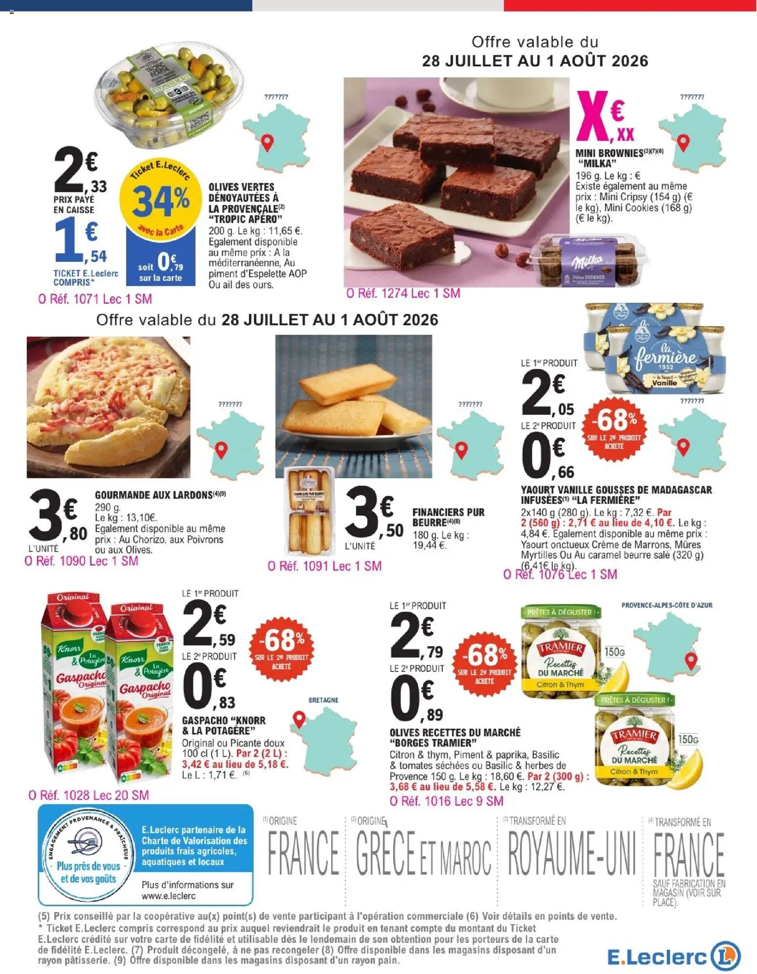{H1} | Page: 3 | Produits: Olives, Herbes de provence, Beurre, Yaourt