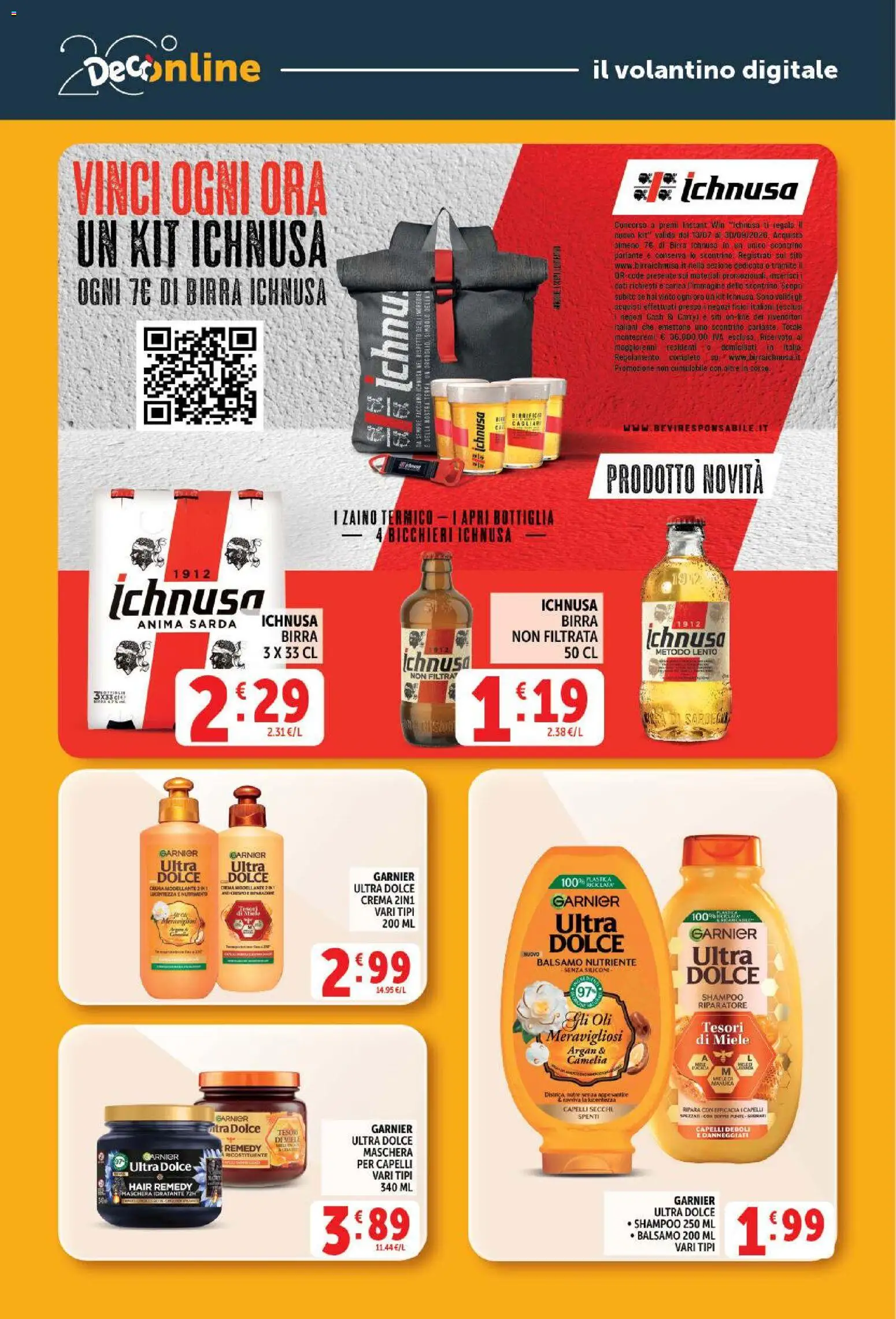 Volantino Decò del 11/08/2026 | Pagina: 28 | Prodotti: Crema, Maschera, Birra, Birra Ichnusa