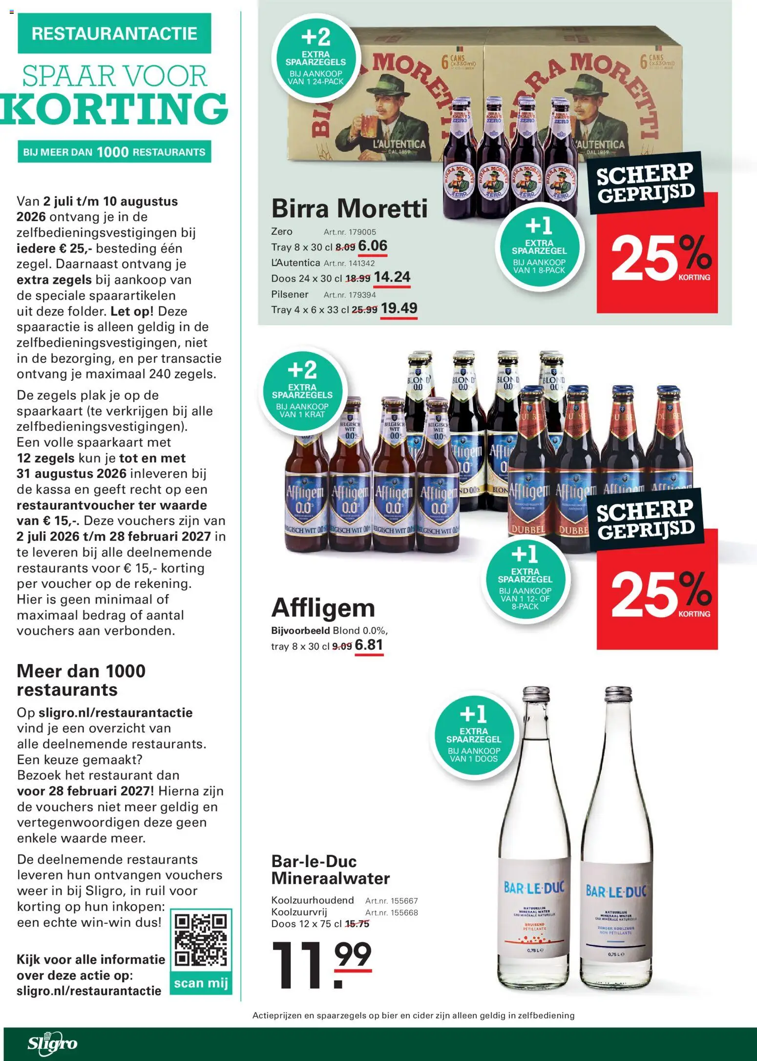 {H1} | Pagina: 2 | Producten: Bier, Mineraalwater, Feketeerdő torta
