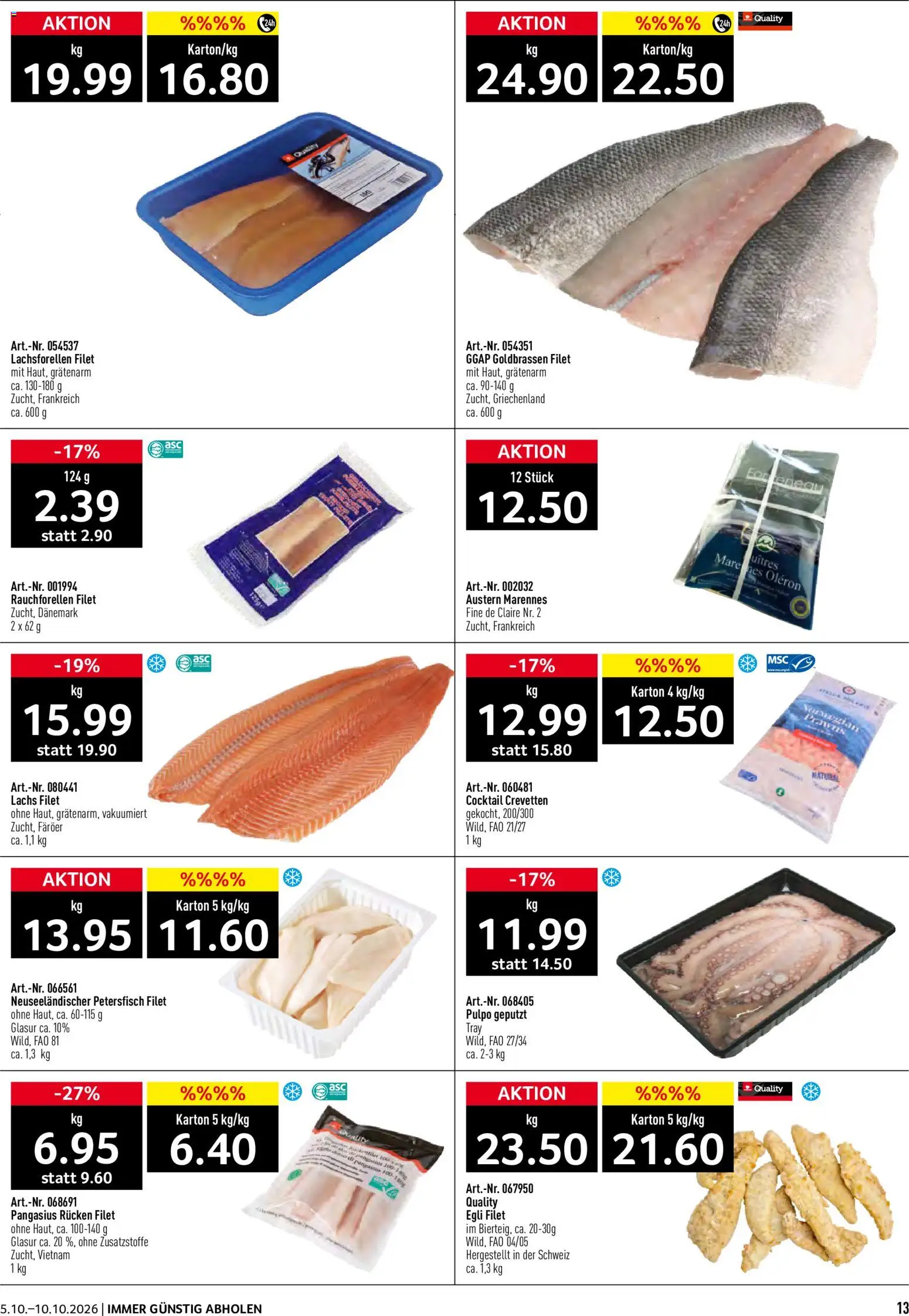 Prodega aktionen – gültig ab 05.10.2026 | Seite: 13
