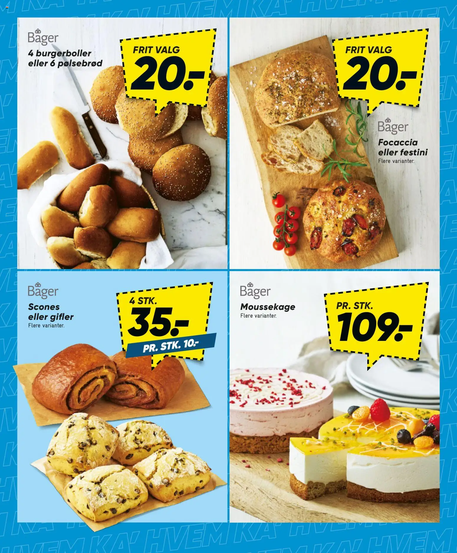 Bilka tilbudsavis – gyldig fra 29.05.2026 | Side: 44 | Produkter: Pølsebrød, Burgerboller, Focaccia