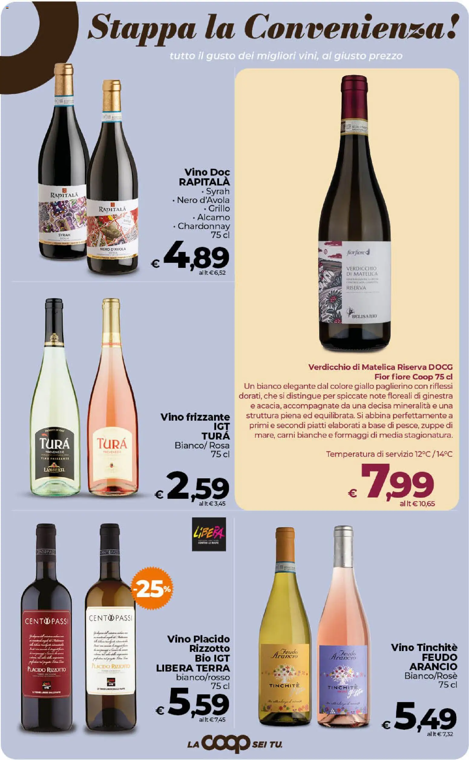 Volantino Ipercoop del 13/10/2026 | Pagina: 37 | Prodotti: Piatti, Zuppe, Vino, Terra