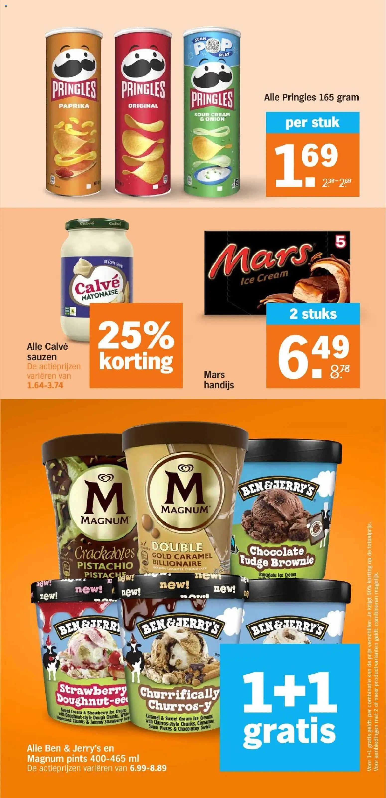 {H1} | Pagina: 24 | Producten: Sauzen, Pringles, Mars, Magnum