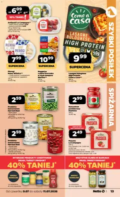 Pogląd oferty "Produkty konserwowe Harvest Best, groszek, 400 g" - ważna od 09.07.2026 | Strona: 13 | Produkty: Piersi, Koncentrat pomidorowy, Ciecierzyca, Chrzan