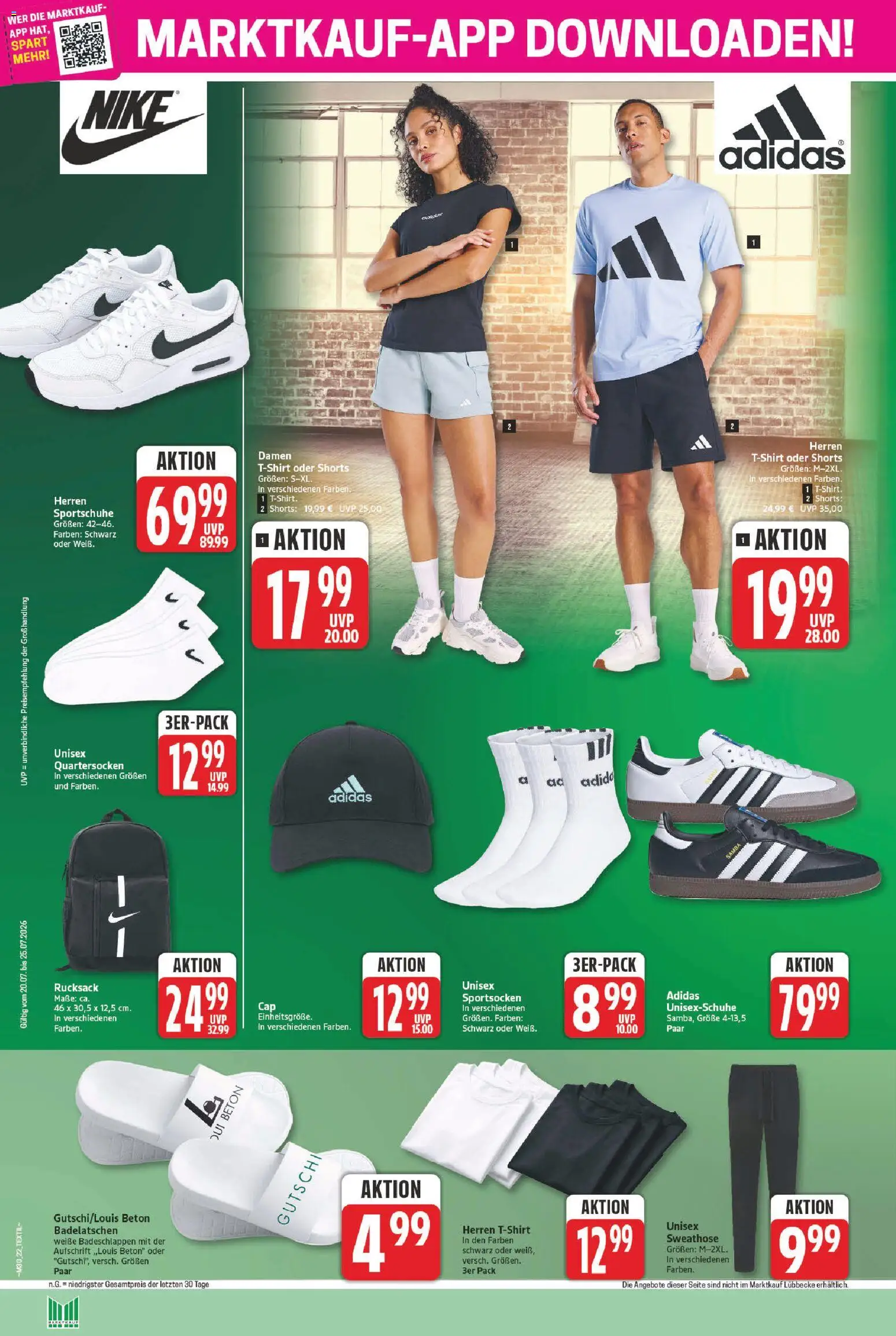 Marktkauf Prospekt – gültig ab 20.07.2026 | Seite: 22 | Produkte: Sweathose, Rucksack