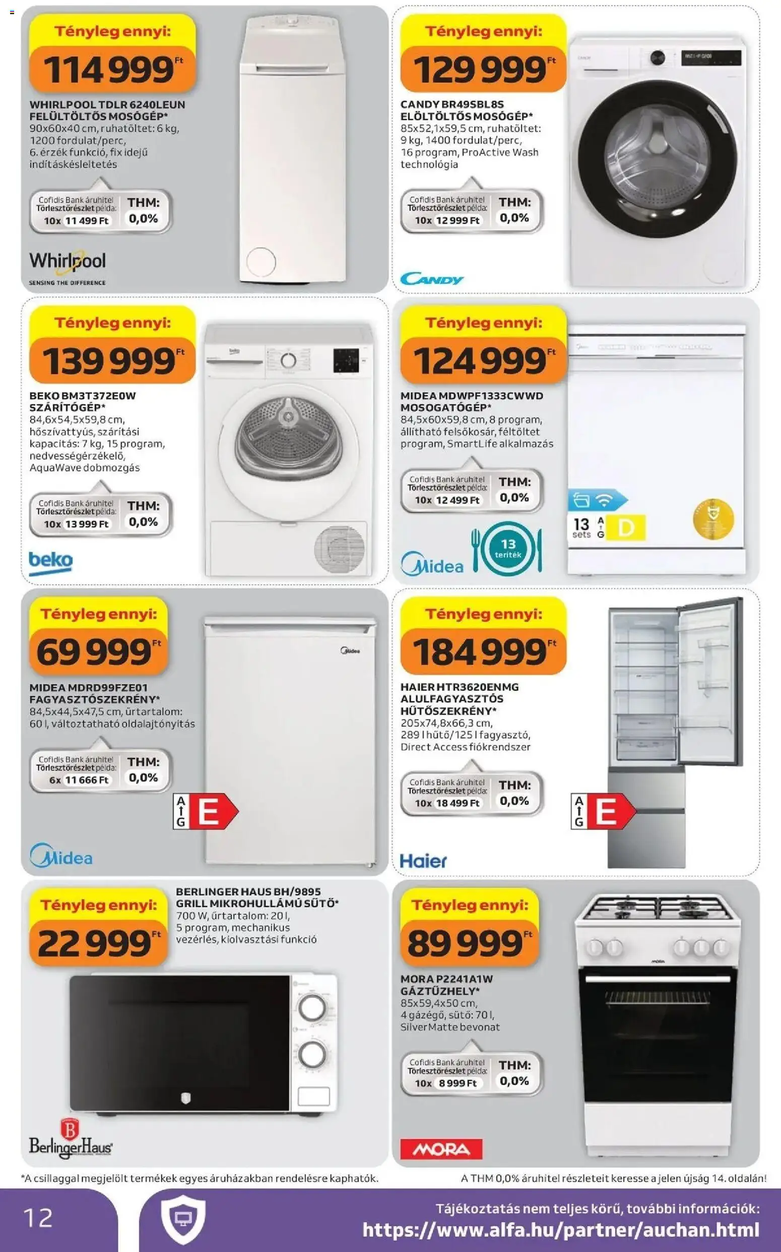 Auchan akciós újság Fót - 2026.09.24. -tól/töl > akció, lapozható szórólap 🛍️ | Oldal: 12 | Termékek: Sütő, Grill