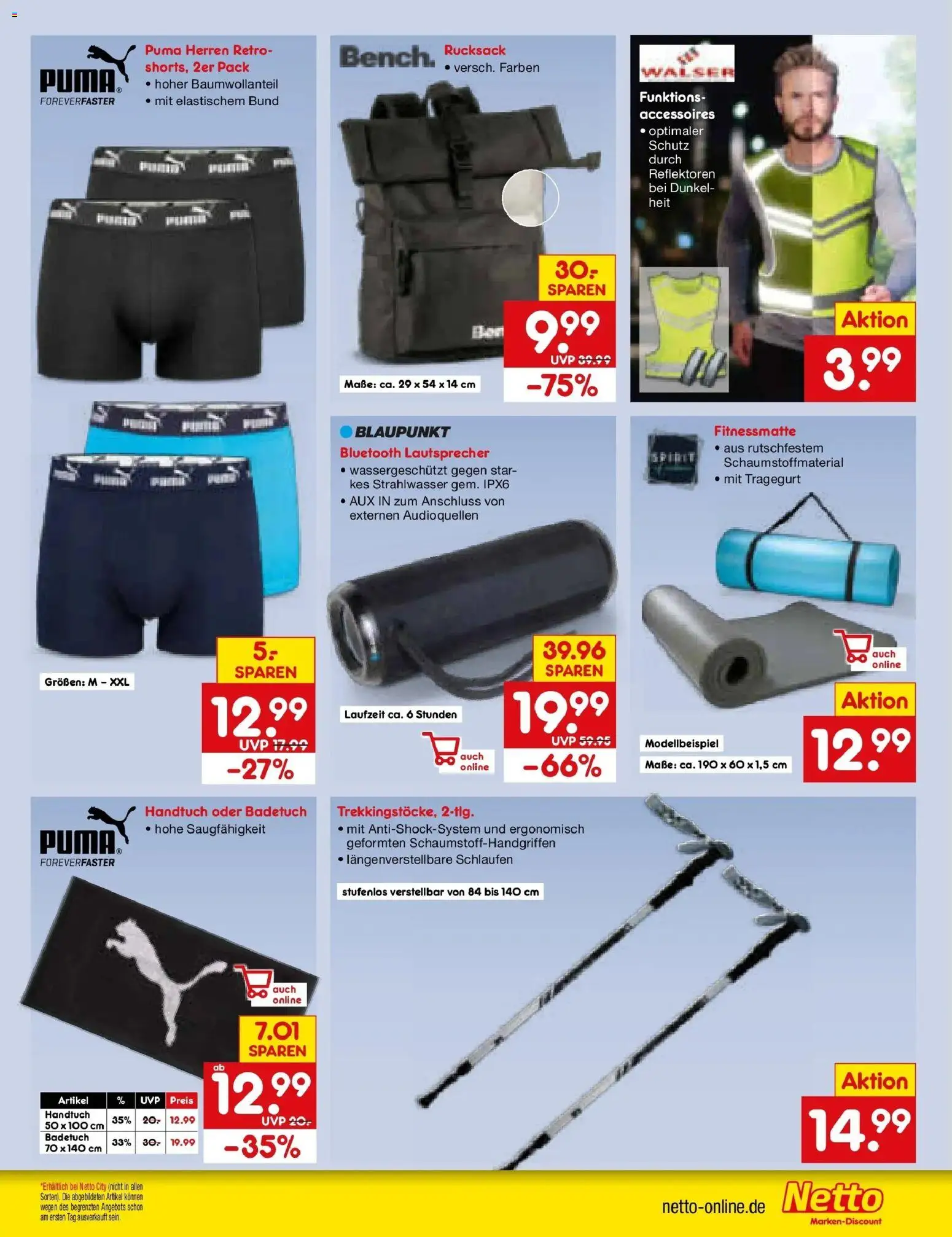 Netto Marken-Discount Prospekt Bonn – gültig ab 17.08.2026 | Seite: 41 | Produkte: Lautsprecher, Rucksack