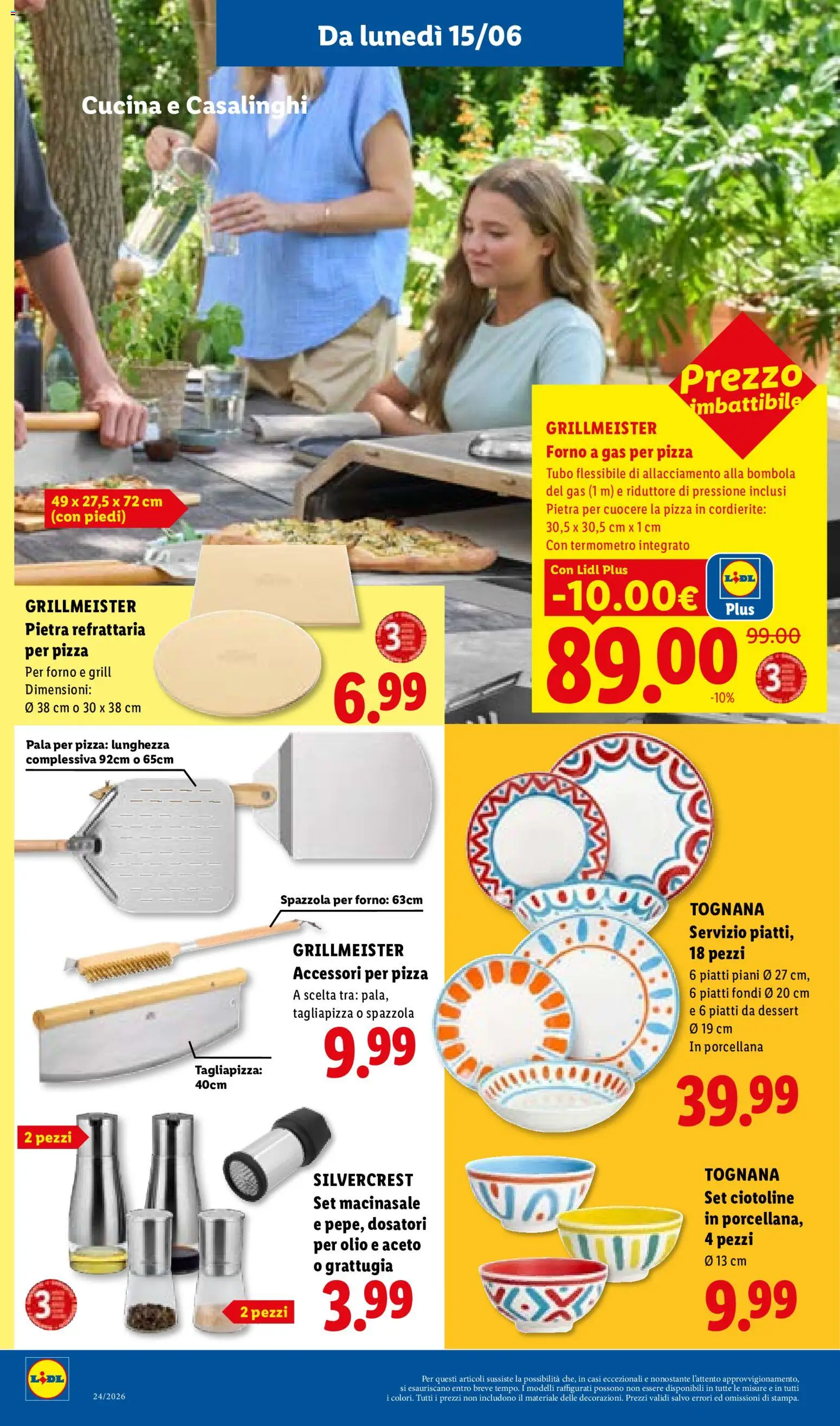 Volantino Lidl del 11.06.2026 | Pagina: 36 | Prodotti: Spazzola, Olio, Tubo, Aceto