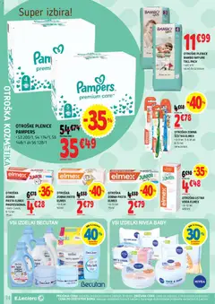 E.leclerc katalog akcije – veljaven od 06.05.2026 | Stran: 34 | Izdelki: Otroška kozmetika, Plenice, Zobna pasta, Voda