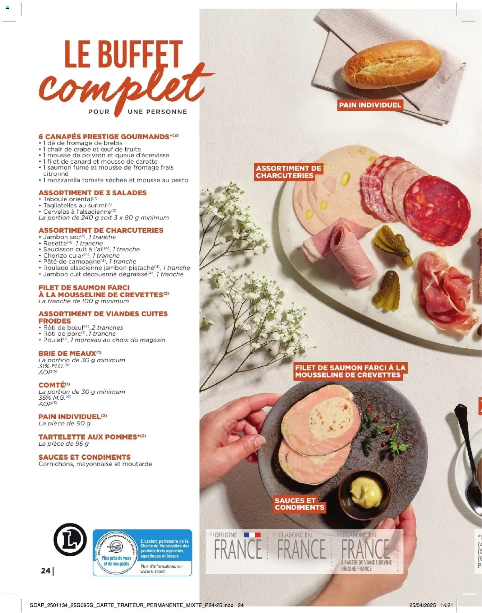 {H1} | Page: 24 | Produits: Chorizo, Viande, Porc, Chair de crabe