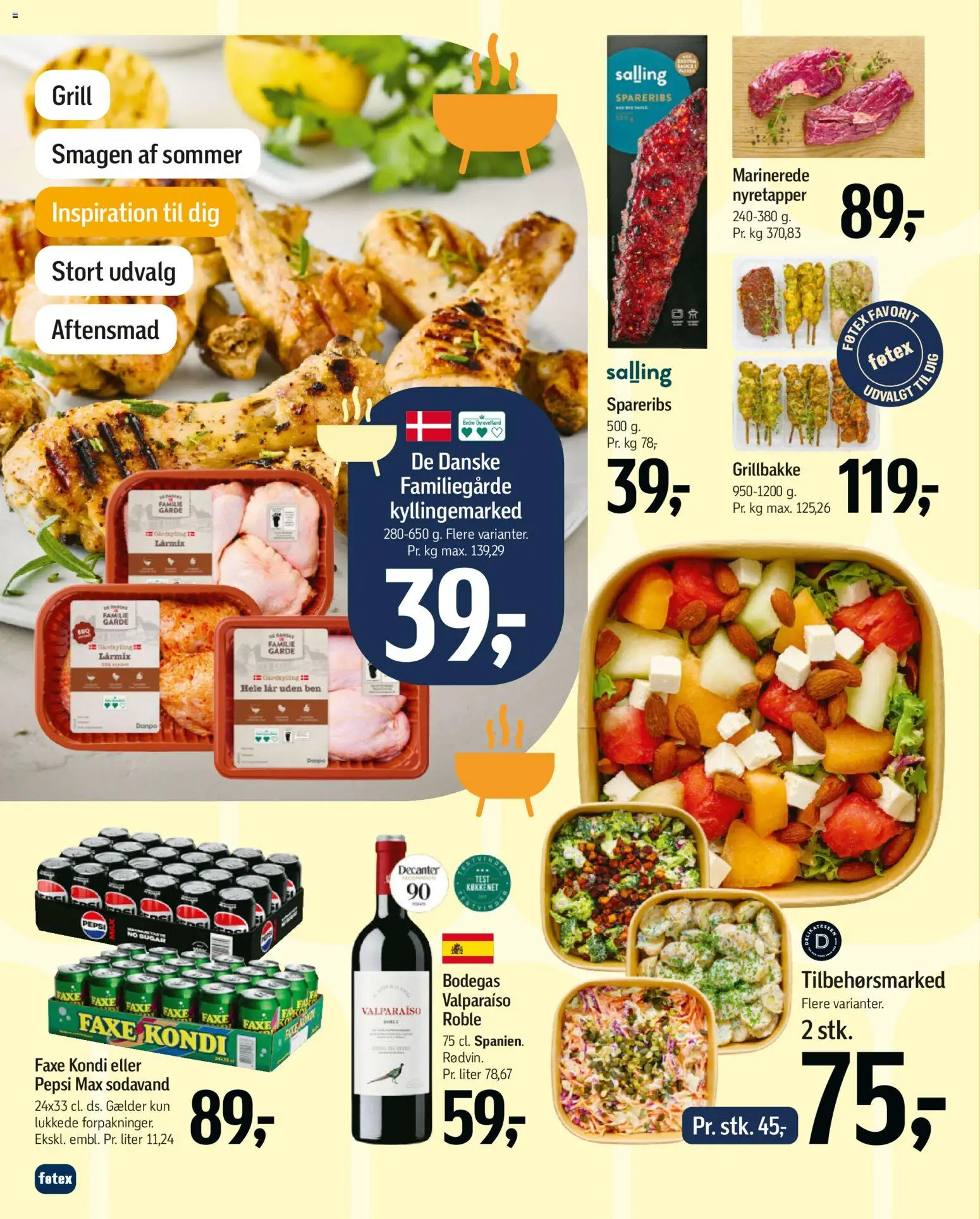 Føtex tilbudsavis – gyldig fra 15.05.2026 | Side: 12 | Produkter: Sodavand, Spareribs, Pepsi, Pepsi Max
