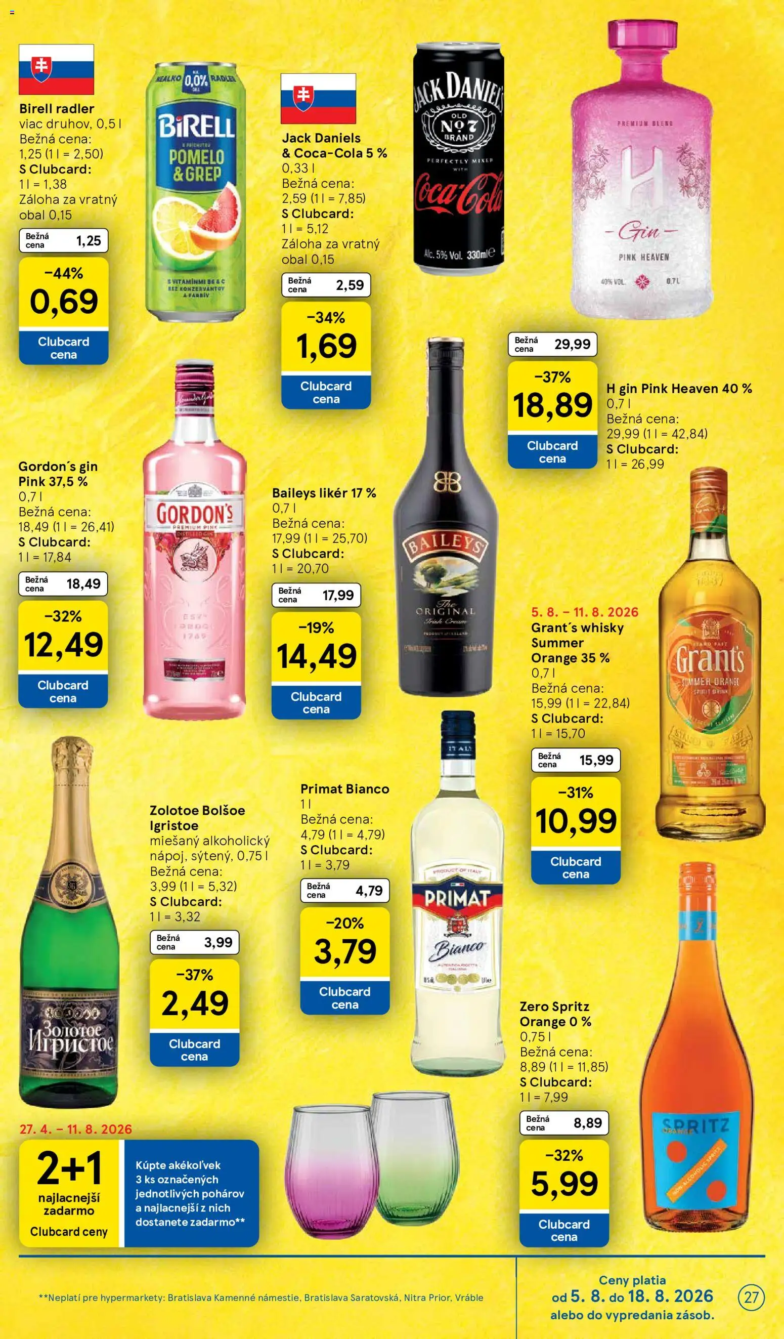 Nové Tesco akcie – leták je platný od 05.08.2026 | Strana: 27