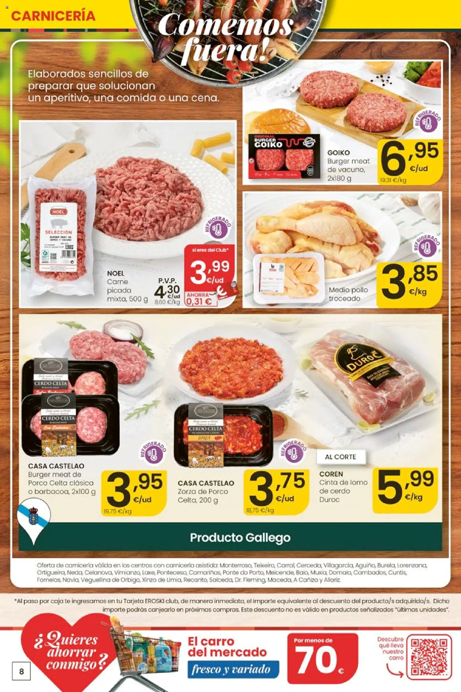 Eroski Ofertones de verano │ válido desde el 28.05.2026 | Página: 8 | Productos: Cerdo, Té, Caja