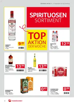Transgourmet Zustellaktion ab 14.09.2026 gültig | Seite: 30 | Produkte: Campari, Ballantines