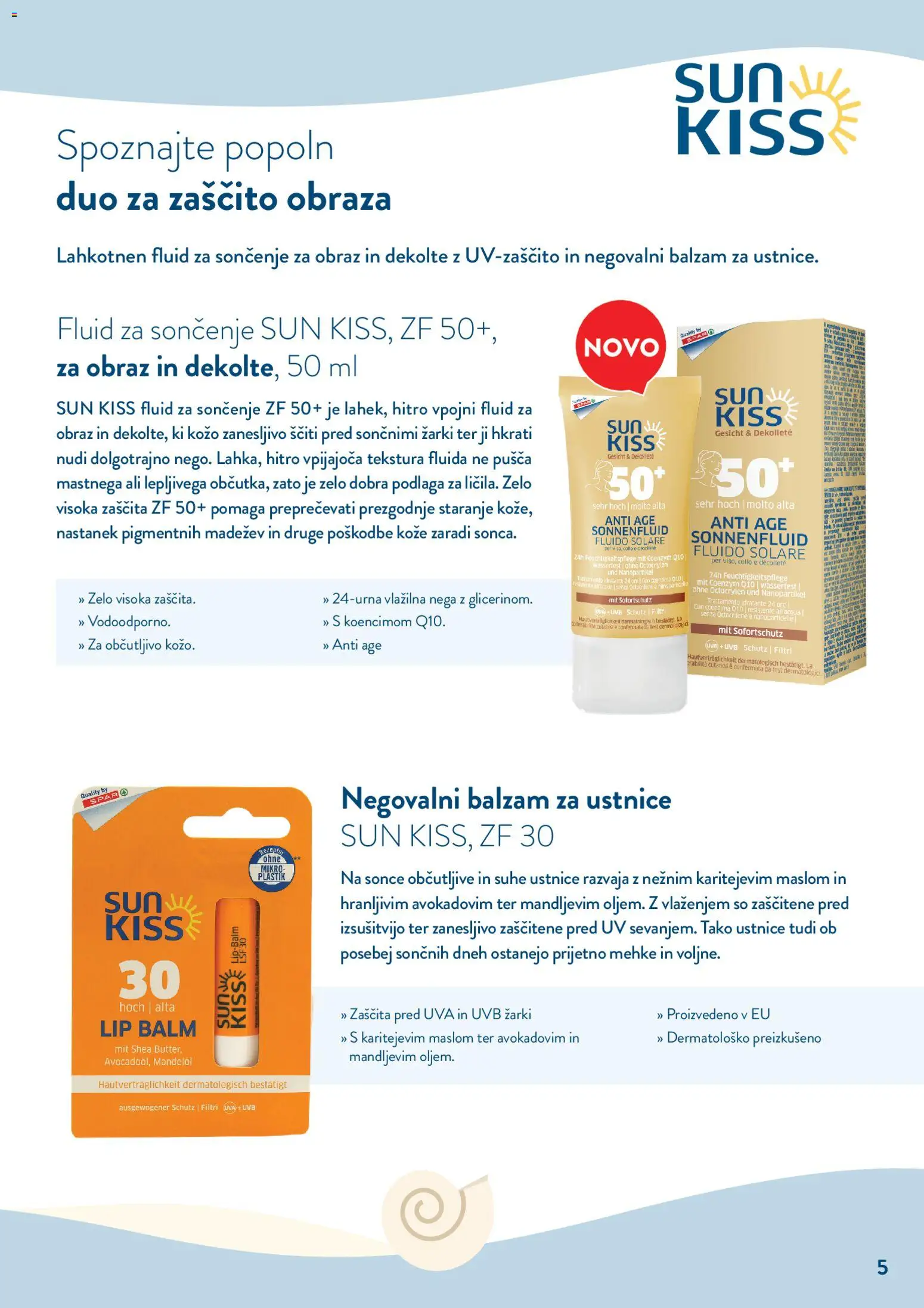 Novi Spar katalog ponudbe – veljaven od 16.04.2026 | Stran: 5 | Izdelki: Balzam za ustnice