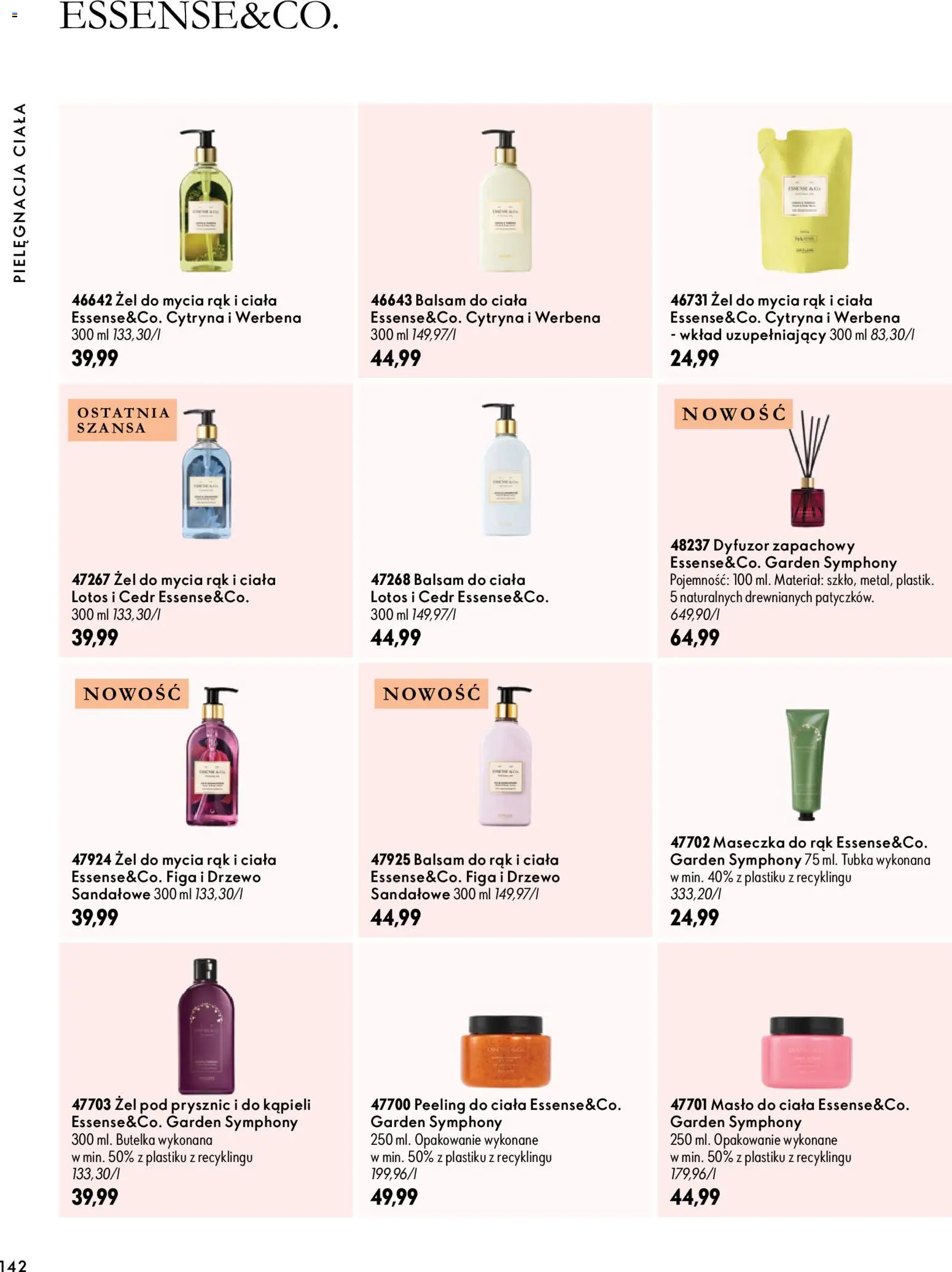 Oriflame Katalog 14 2026 od 30.09.2026 | Strona: 142 | Produkty: Balsam do ciała, Prysznic, Masło, Peeling