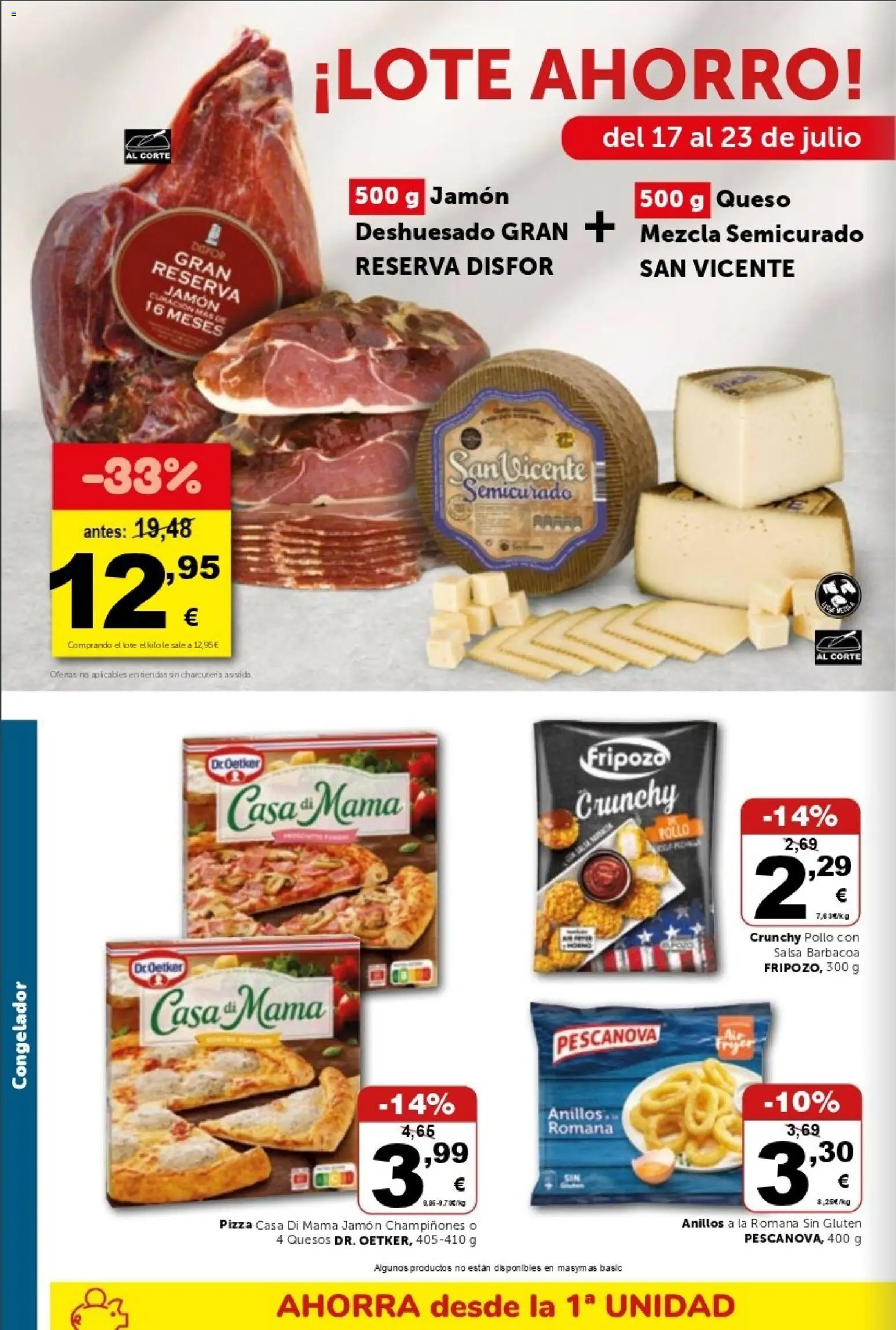 Masymas folleto │ válido desde el 17/07/2026 | Página: 6 | Productos: Anillos, Pizza, Congelador, Barbacoa