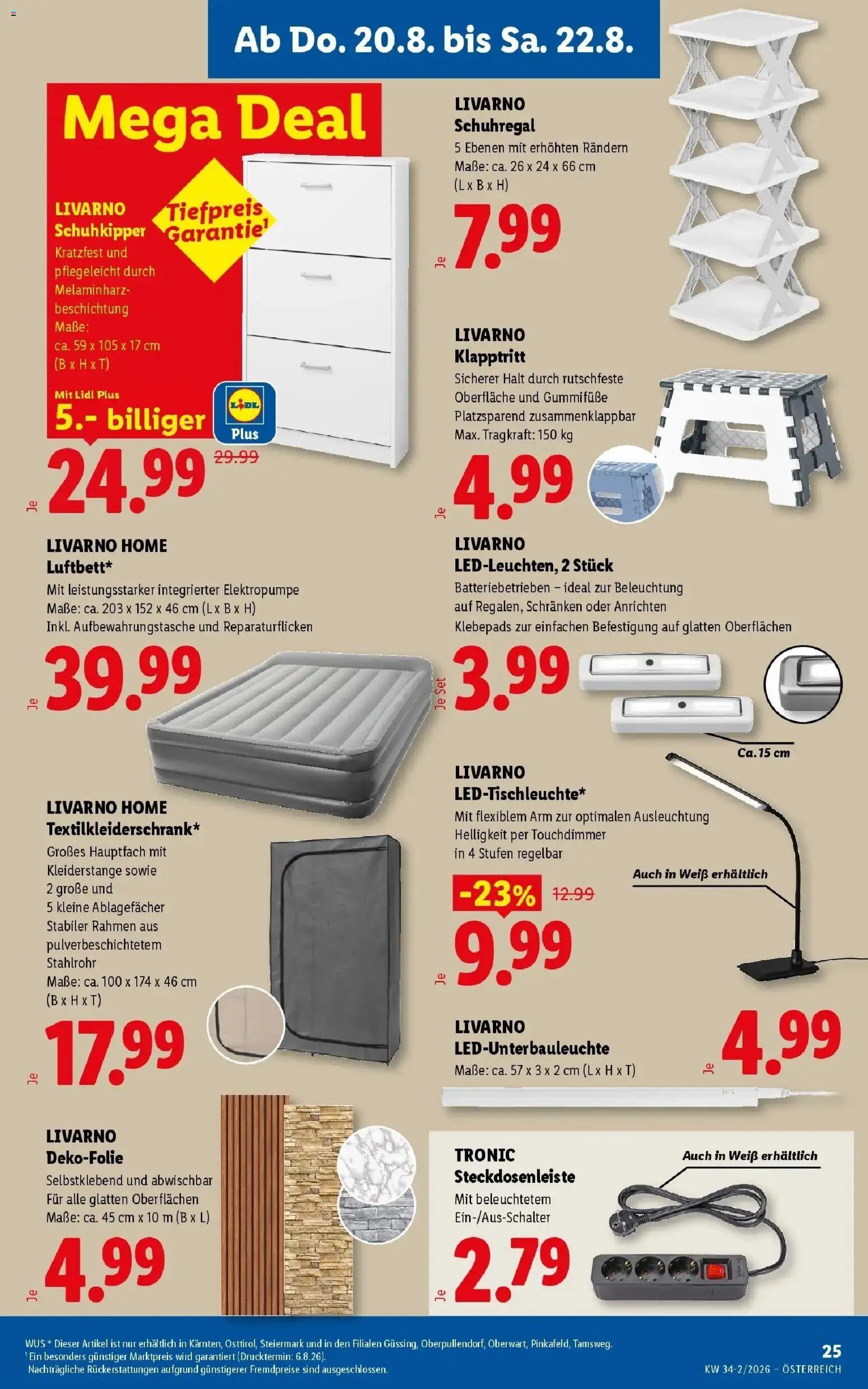 Lidl Flugblatt - Fohnsdorf ab 20.08.2026 - Angebote ab donnerstag | Seite: 29