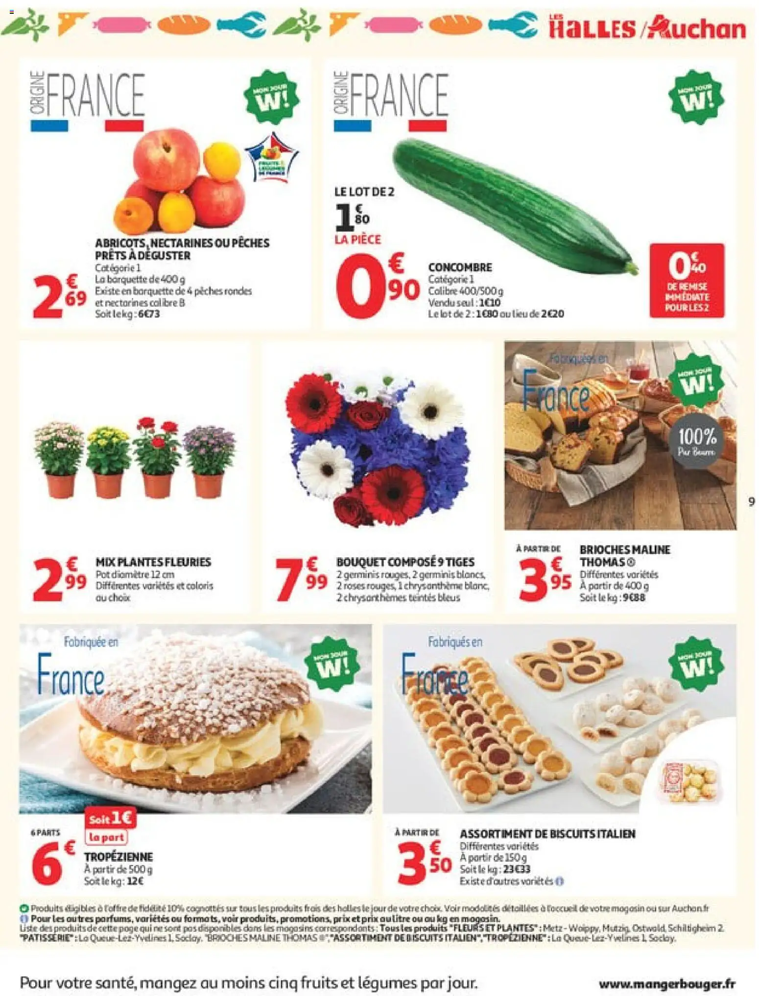{H1} | Page: 9 | Produits: Concombre, Cookies, Fleurs et plantes, Biscuits