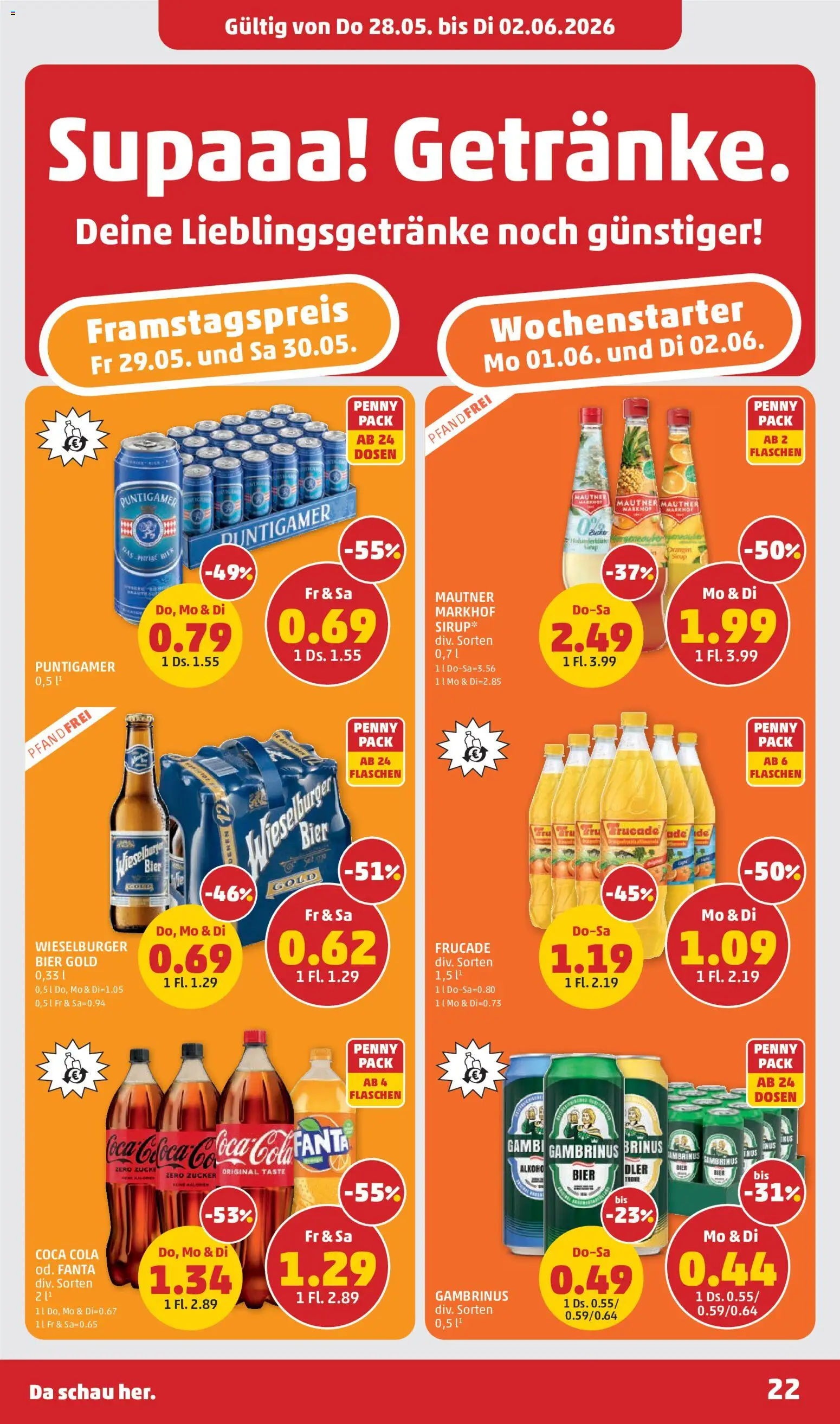 Penny Markt Flugblatt gültig ab 28.05.2026 | Seite: 22