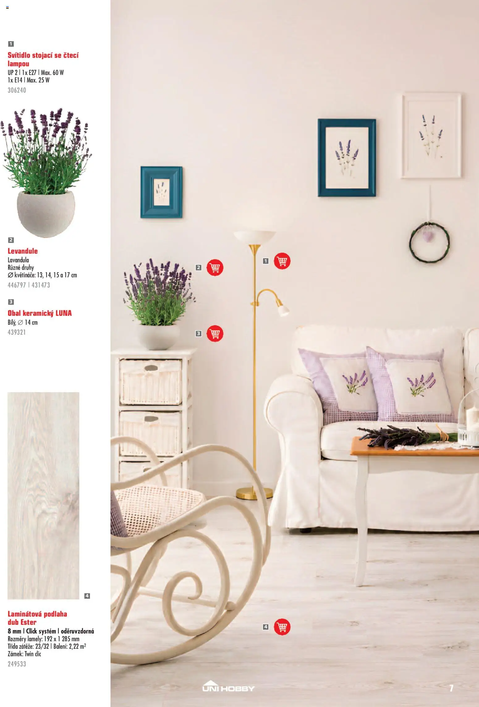 Uni Hobby katalog - Interiér od 09.09.2026 | Strana: 7 | Produkty: Květináče