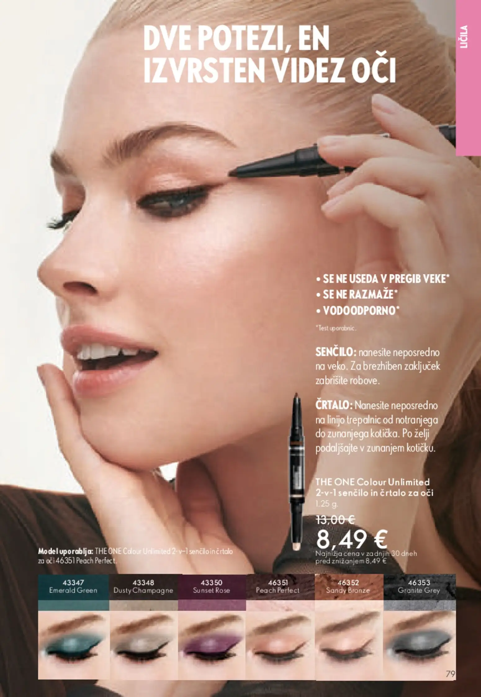 Novi Oriflame katalog ponudbe – veljaven od 13.05.2026 | Stran: 78 | Izdelki: Licila, Crtalo za oci, Senčilo