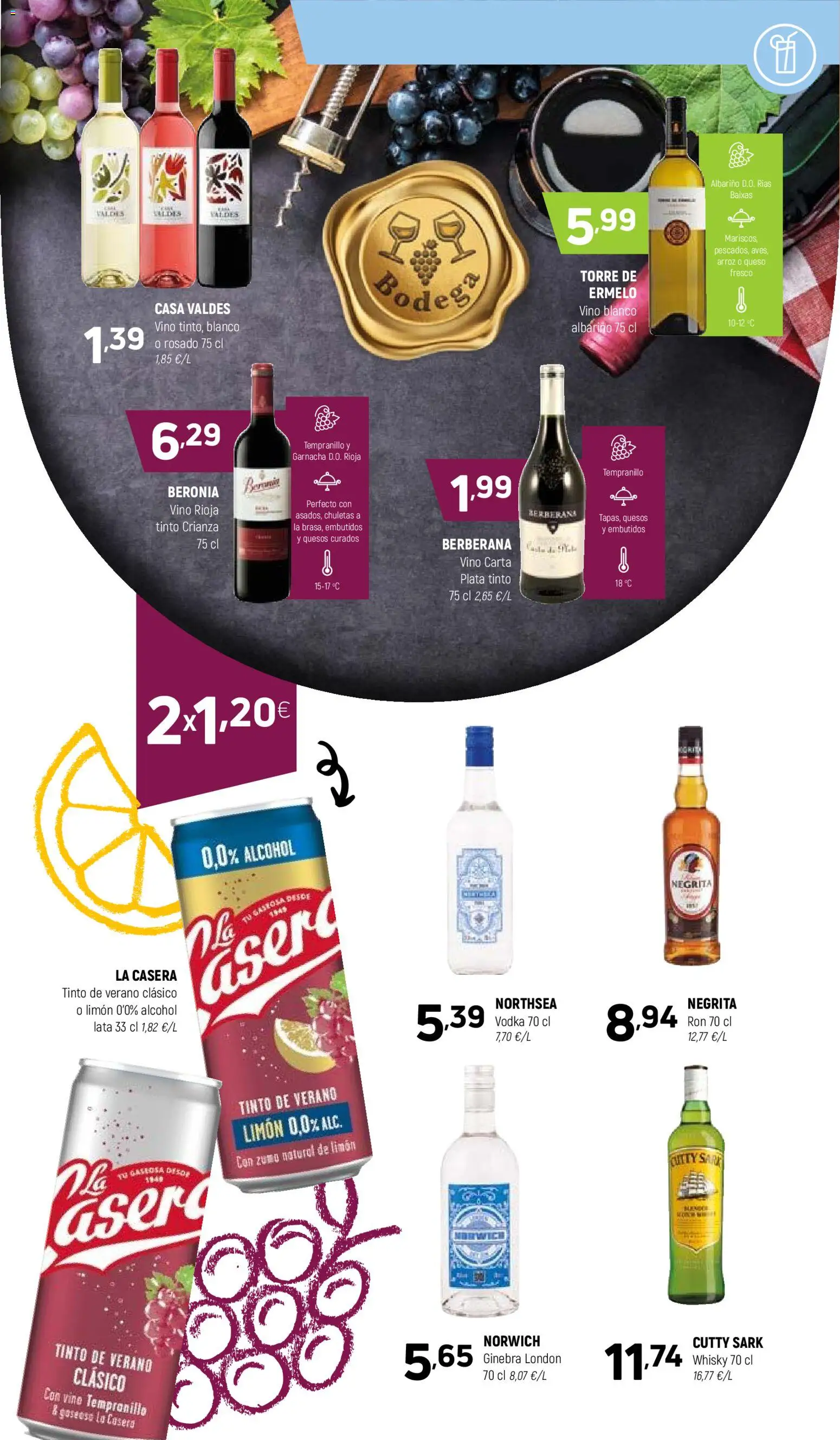 Coviran - Figueres │ válido desde el 05.05.2026 | Página: 13 | Productos: Ron, Ginebra, Whisky, Gaseosa