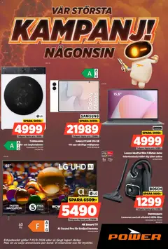 Power erbjudanden - Förhandsvisning av reklamblad från butik Power aktuell från 07/09/2026