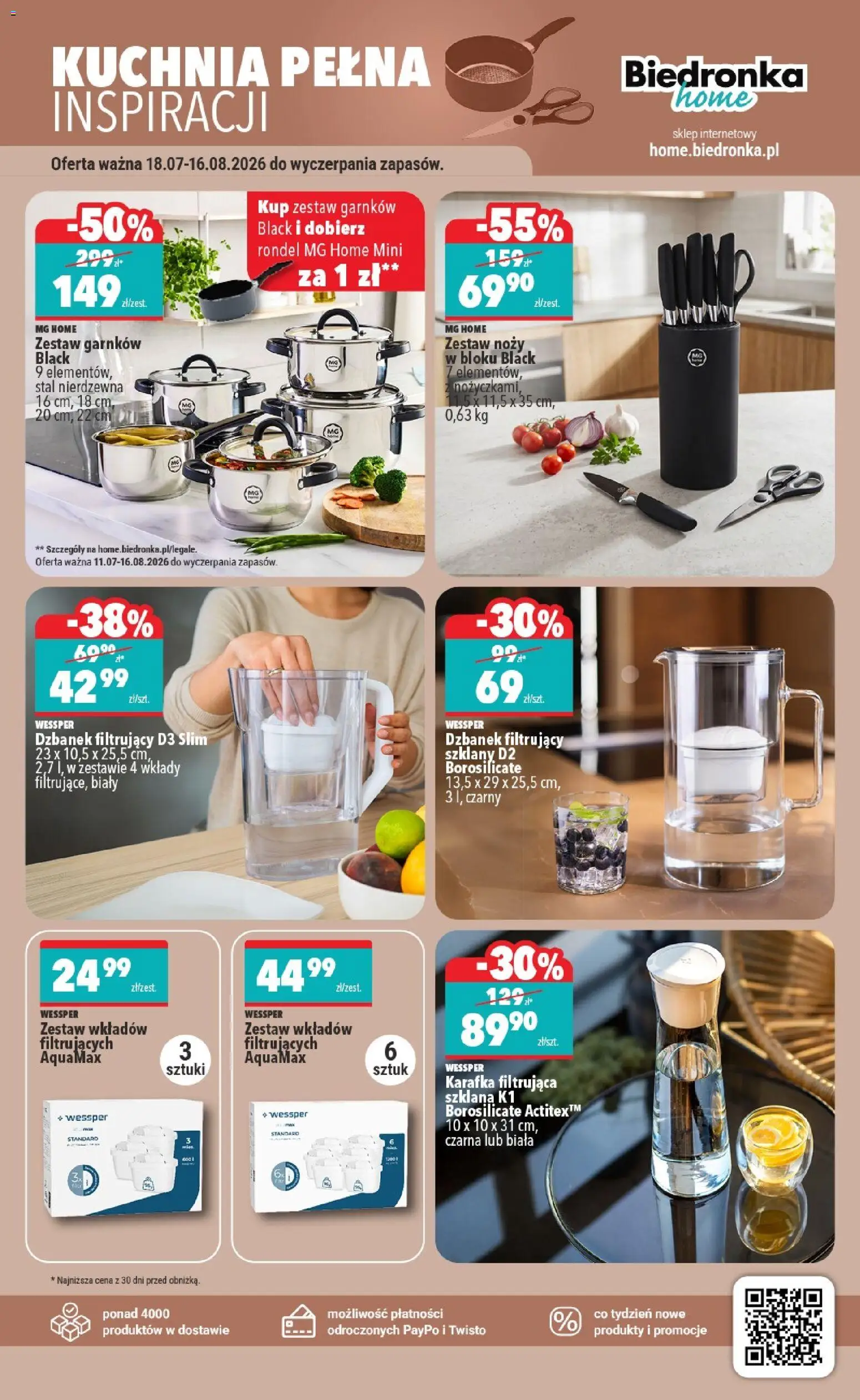 Biedronka gazetka - Home od 25.07.2026 | Strona: 5 | Produkty: Dzbanek, Dzbanek filtrujący