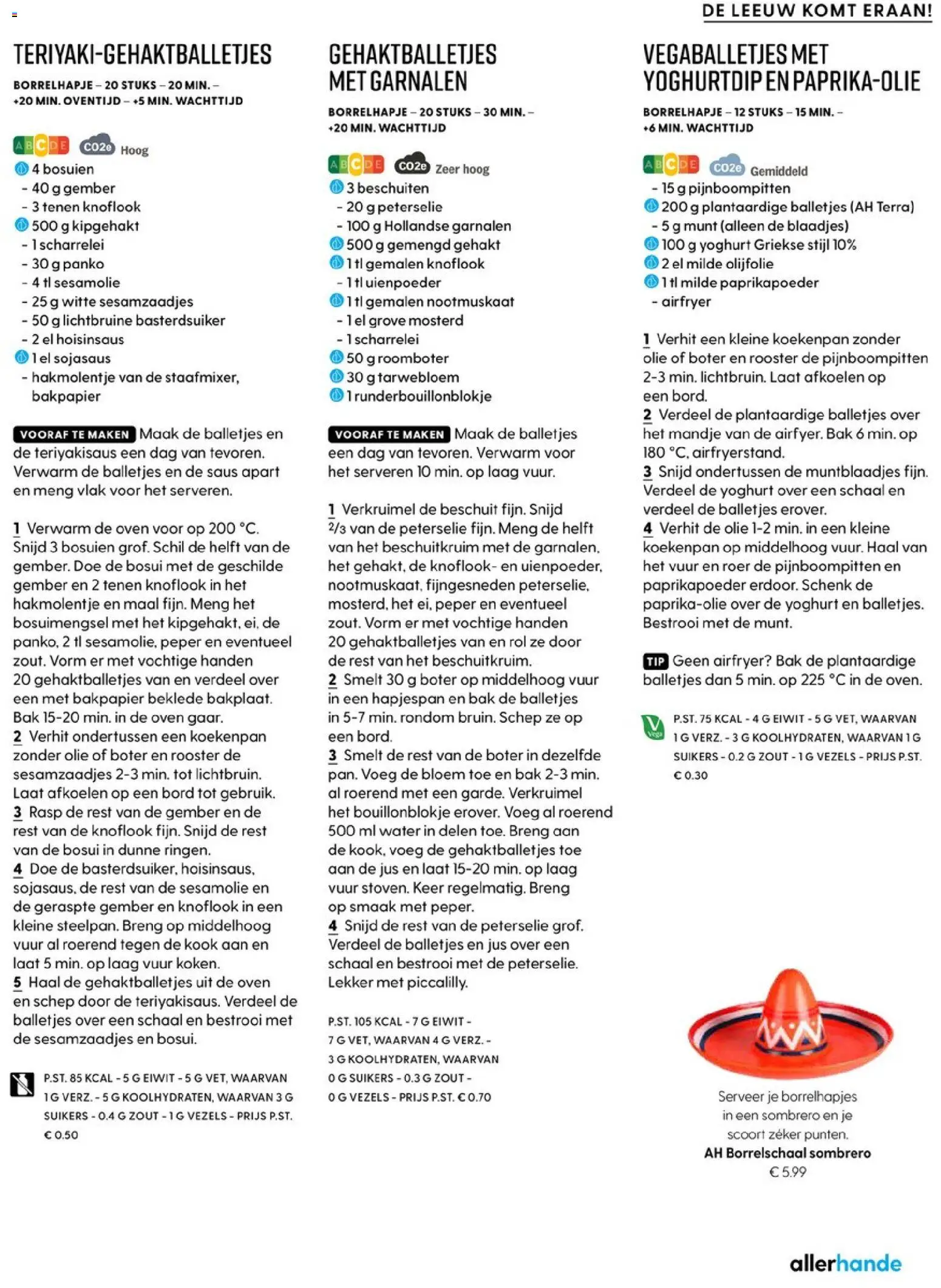 {H1} | Pagina: 23 | Producten: Schaal, Bakpapier, Beschuit, Garnalen