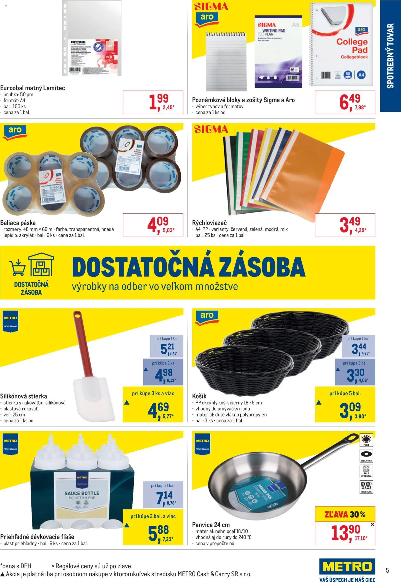 Nové Metro akcie – leták je platný od 01.07.2026 | Strana: 5 | Produkty: Panvica