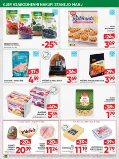 Tuš katalog akcije – veljaven od 30.09.2026 | Stran: 8 | Izdelki: Piščančja krila, Kos, Njoki, Sladoled