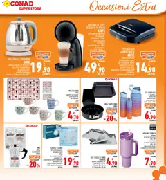 Anteprima del volantino CARAFFA FILTRANTE STYLE ESSENTIALS, RICAMBIO FILTRI BRITA, un esempio: caraffa capacità 2,4 l, promemoria sostituzione filtro con luce a LED, colore white, stone blue. valido a partire dal 10/09/2026 | Pagina: 29 | Prodotti: Caraffa, Tè, Bollitore elettrico, Forno