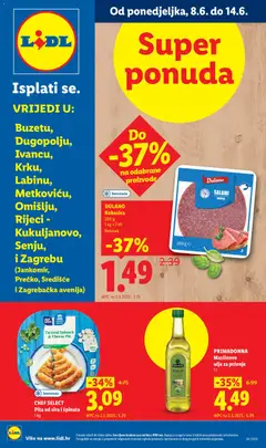 Lidl Super ponuda - Pregled kataloga iz trgovine Lidl, vrijedi od 08.06.2026
