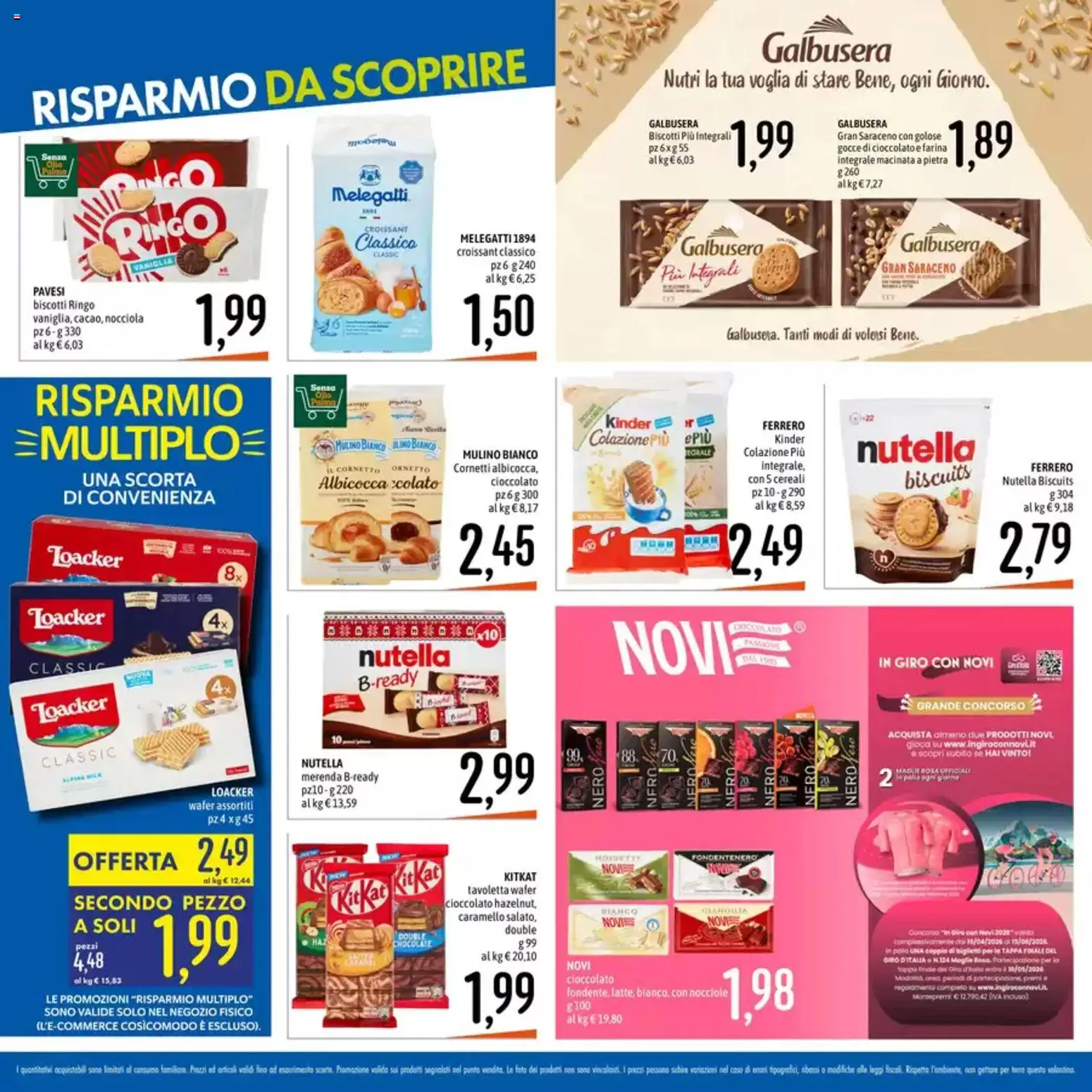 Volantino Emisfero del 14.05.2026 | Pagina: 4 | Prodotti: Cioccolato, Cornetto, Nutella, Croissant