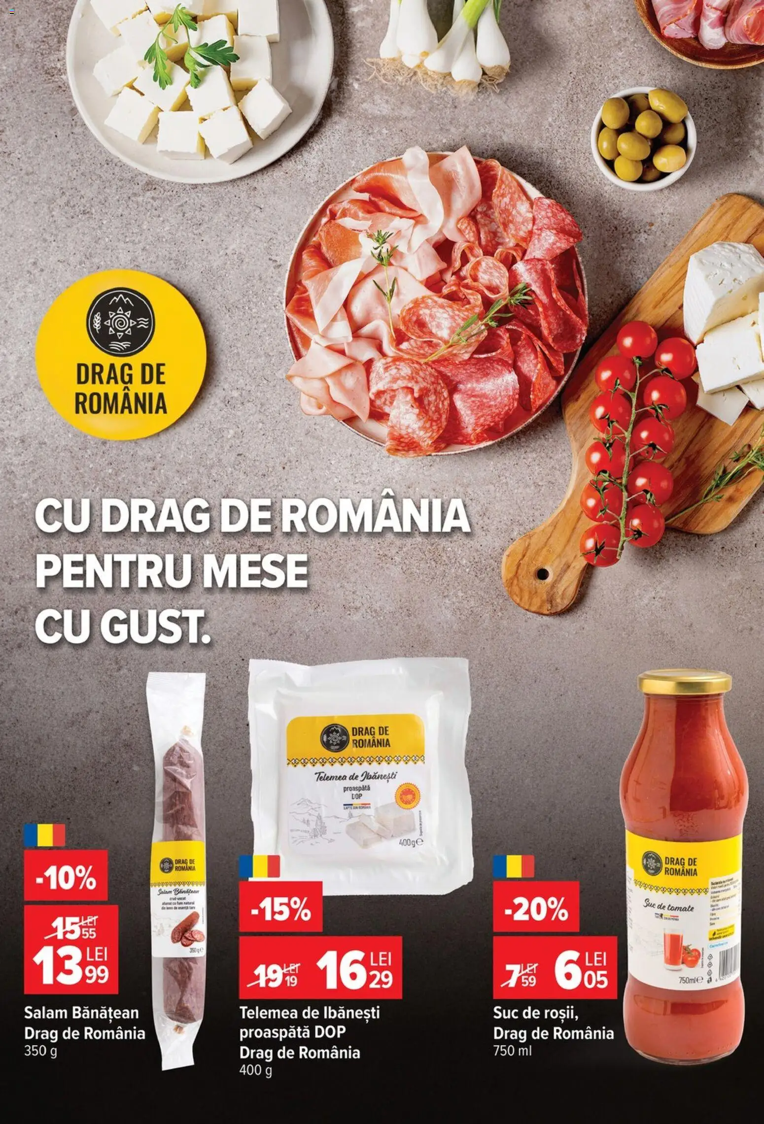 Noul catalog Carrefour – valabil de la 19.08.2026 | Pagină: 23 | Produse: Salam, Suc